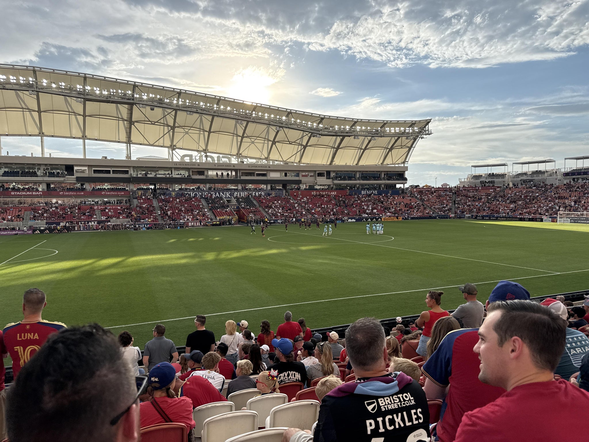 Real Fan View taken from Section 3 at America First Field by Mike T