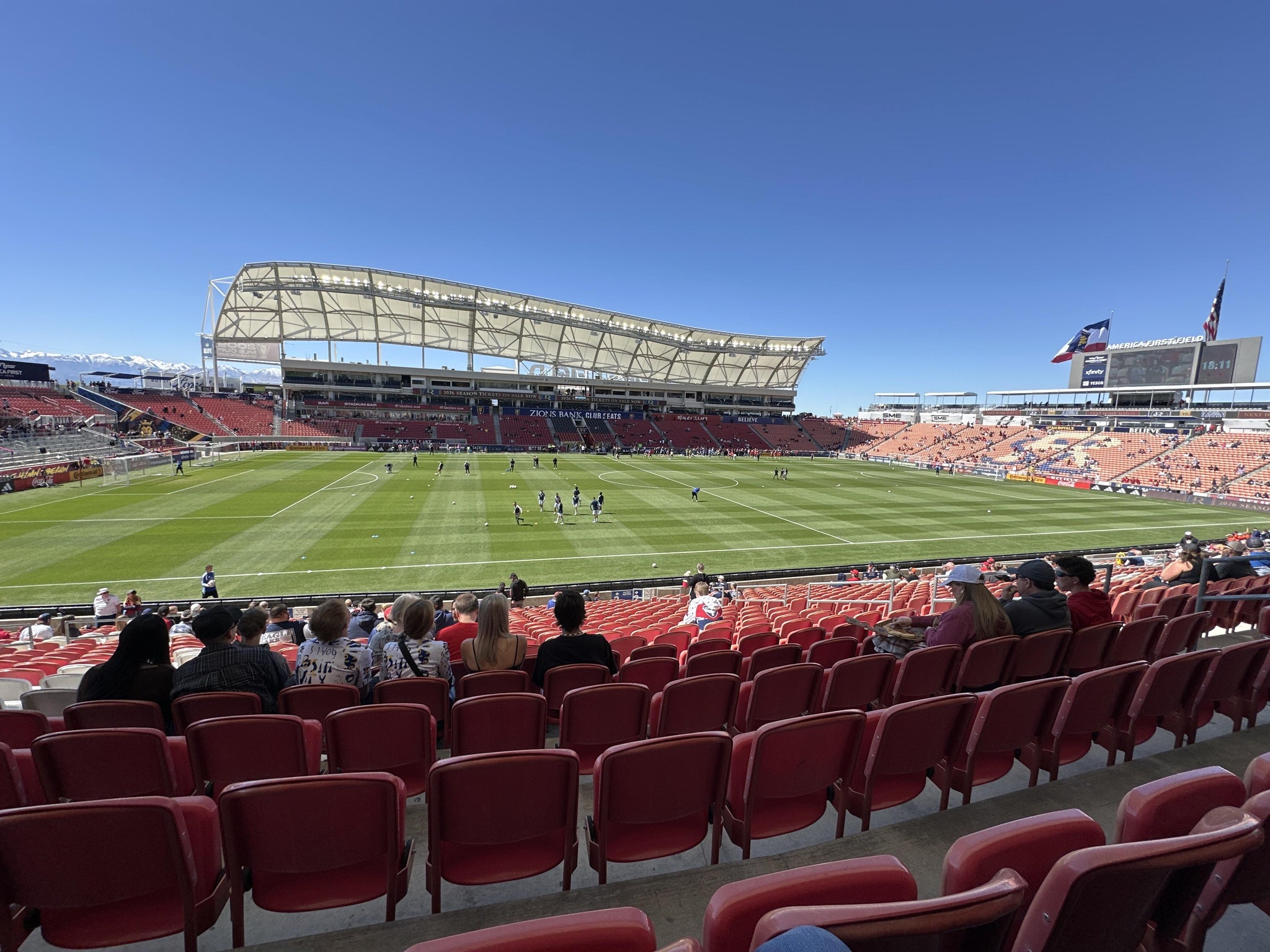 Real Fan View taken from Section 3 at America First Field by Mauricio C