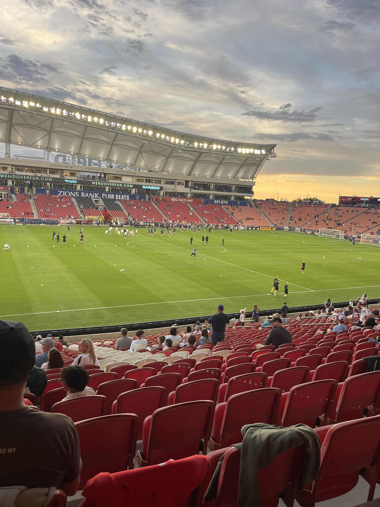 Real Fan View taken from Section 3 at America First Field by Samuel B