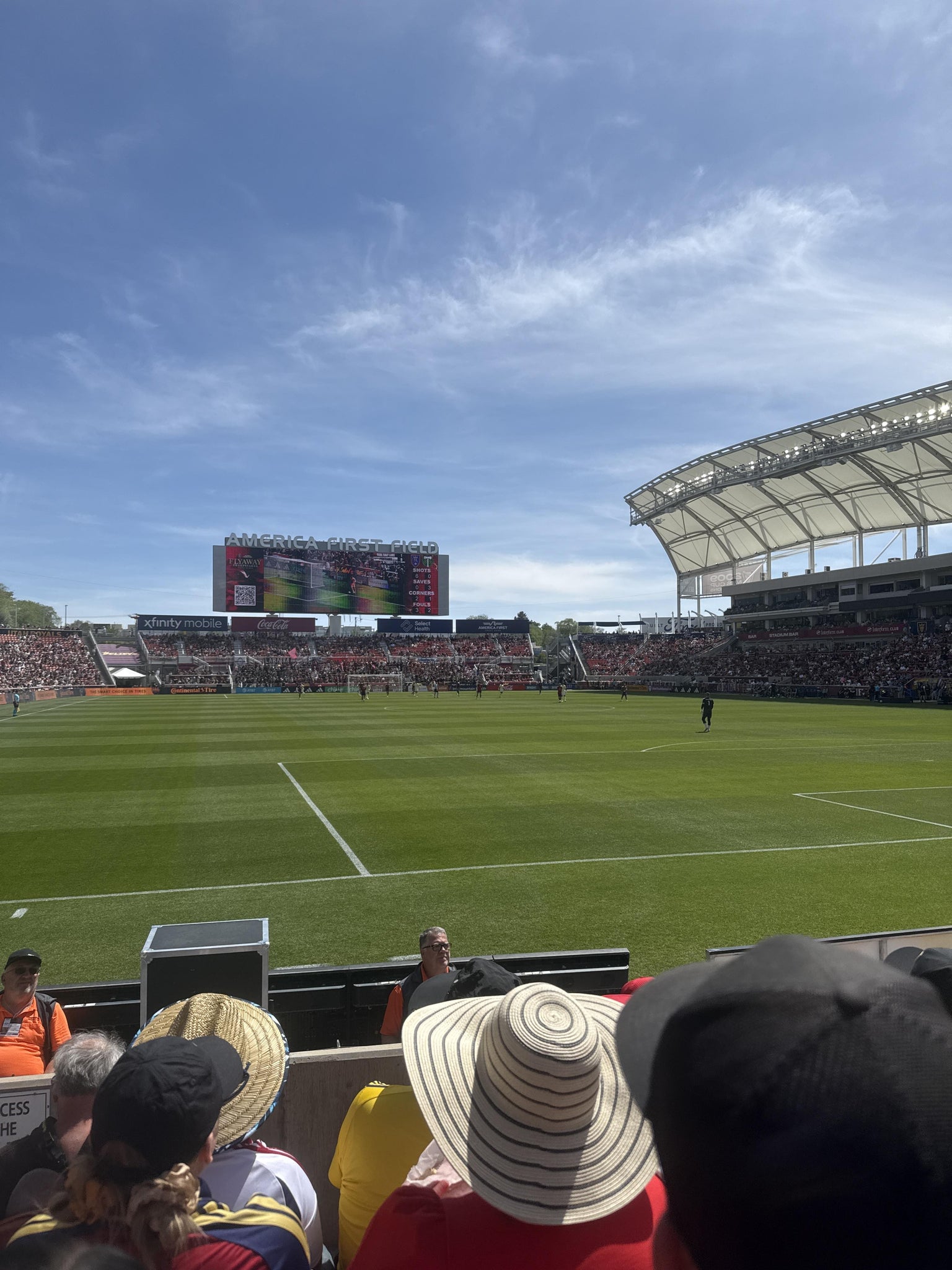 Real Fan View taken from Section 30 at America First Field by Tyler S