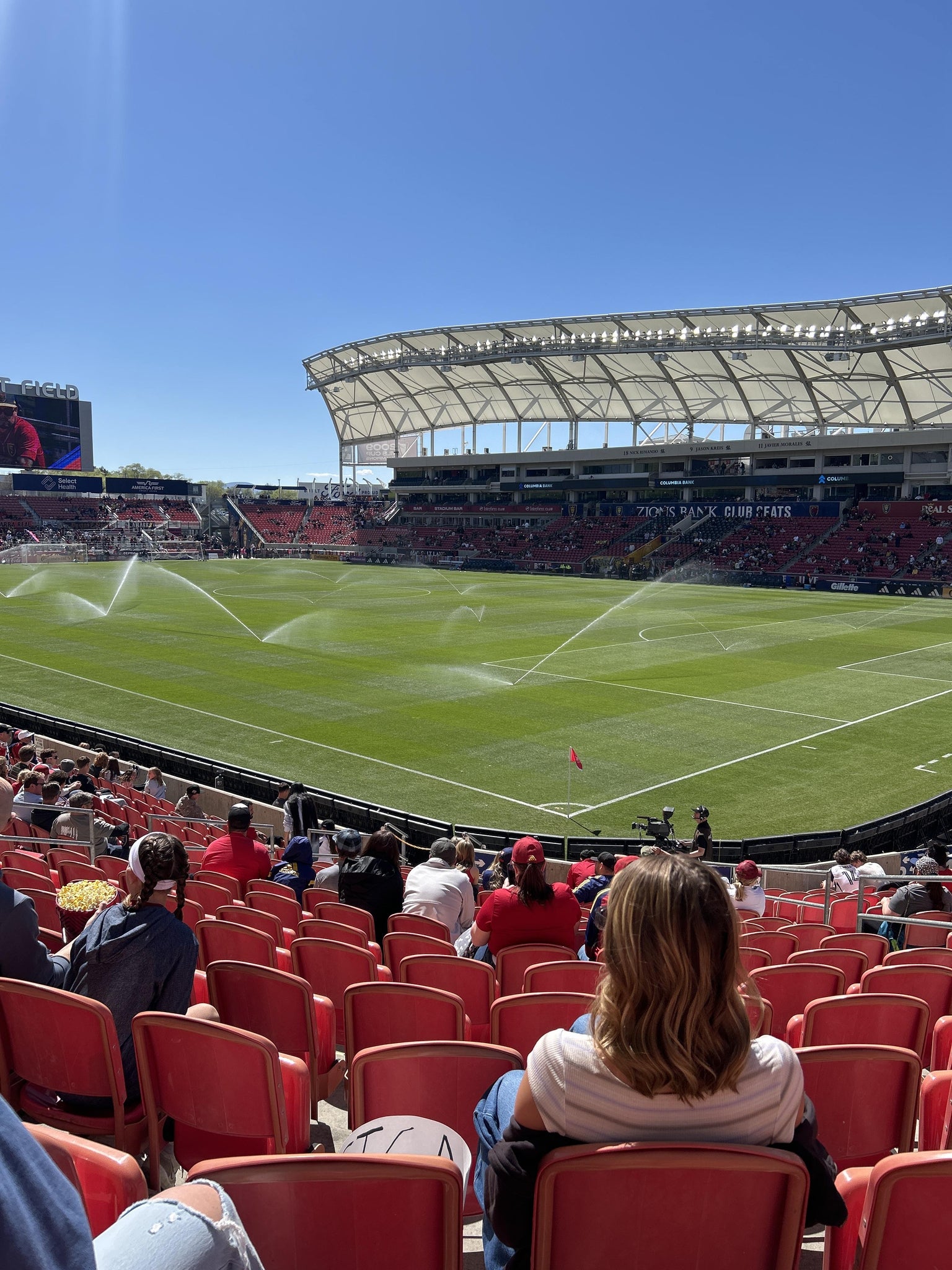 Real Fan View taken from Section 30 at America First Field by Jaquelin F