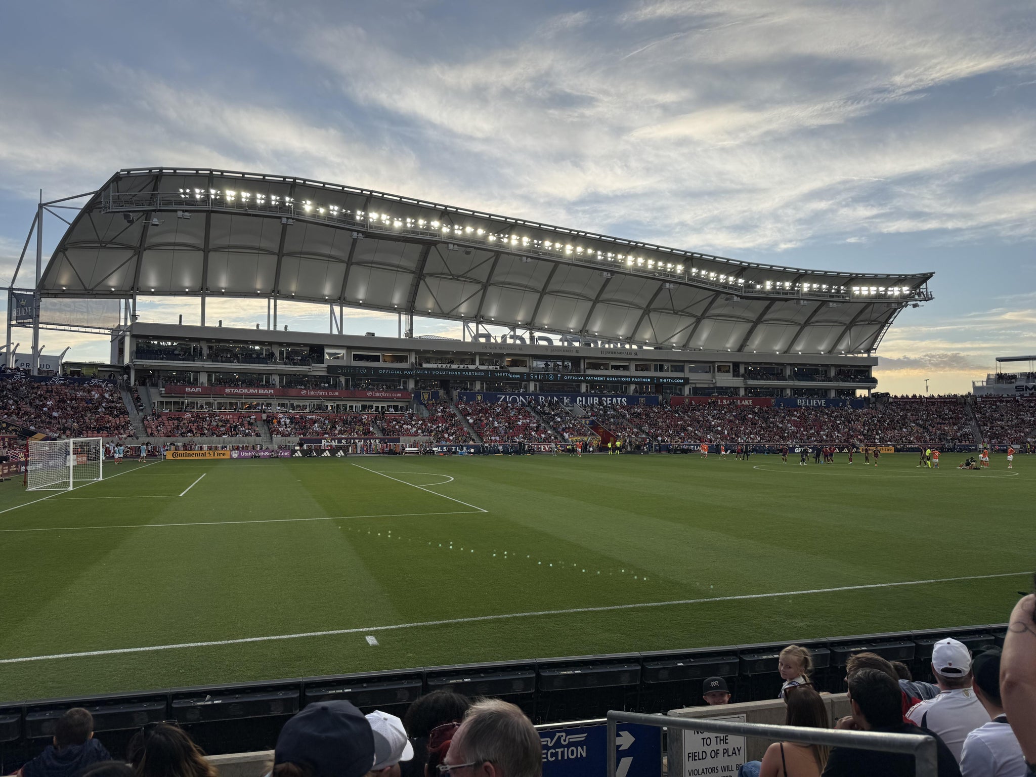 Real Fan View taken from Section 5 at America First Field by Kobi B