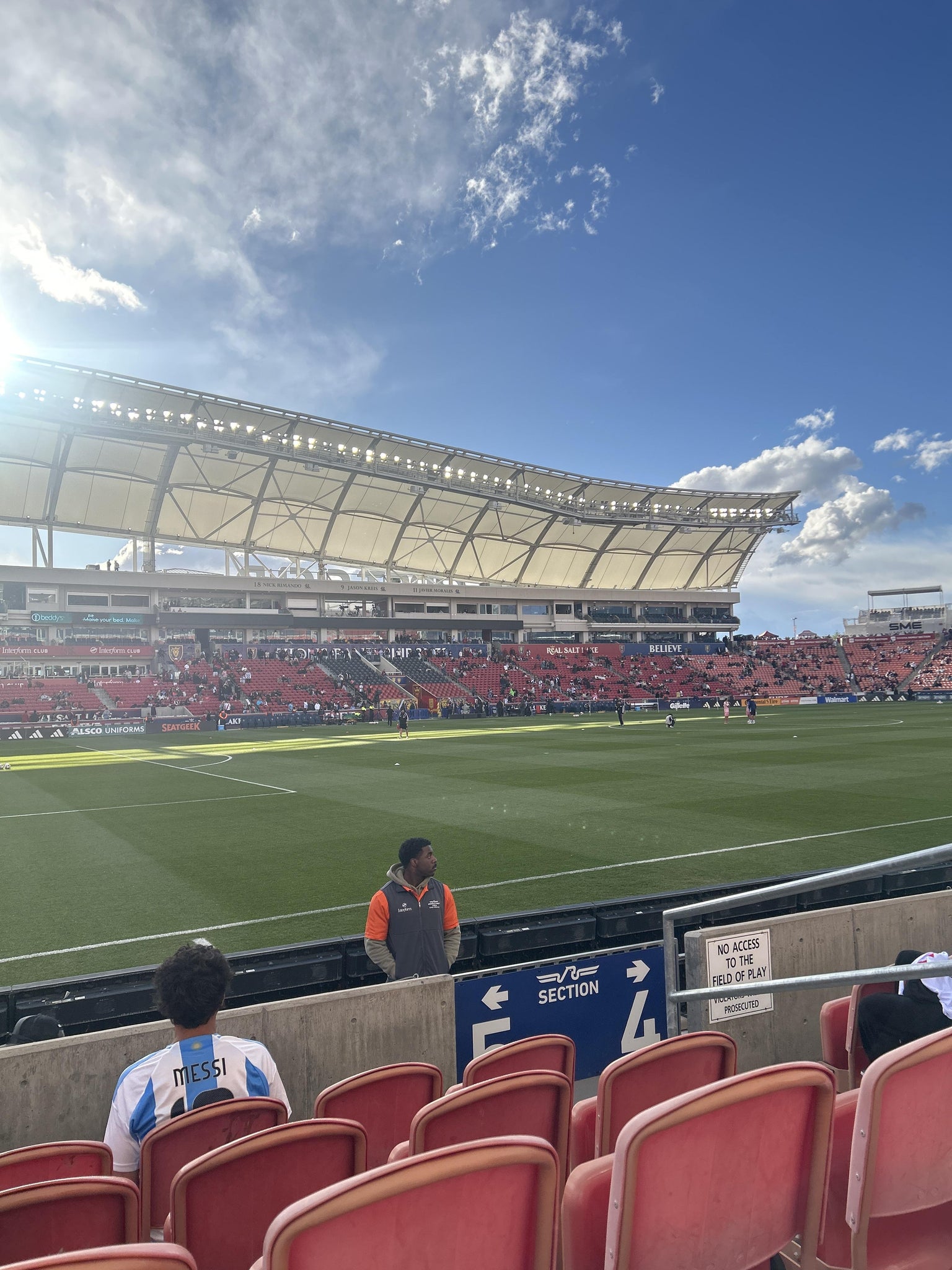 Real Fan View taken from Section 5 at America First Field by Jonathan C