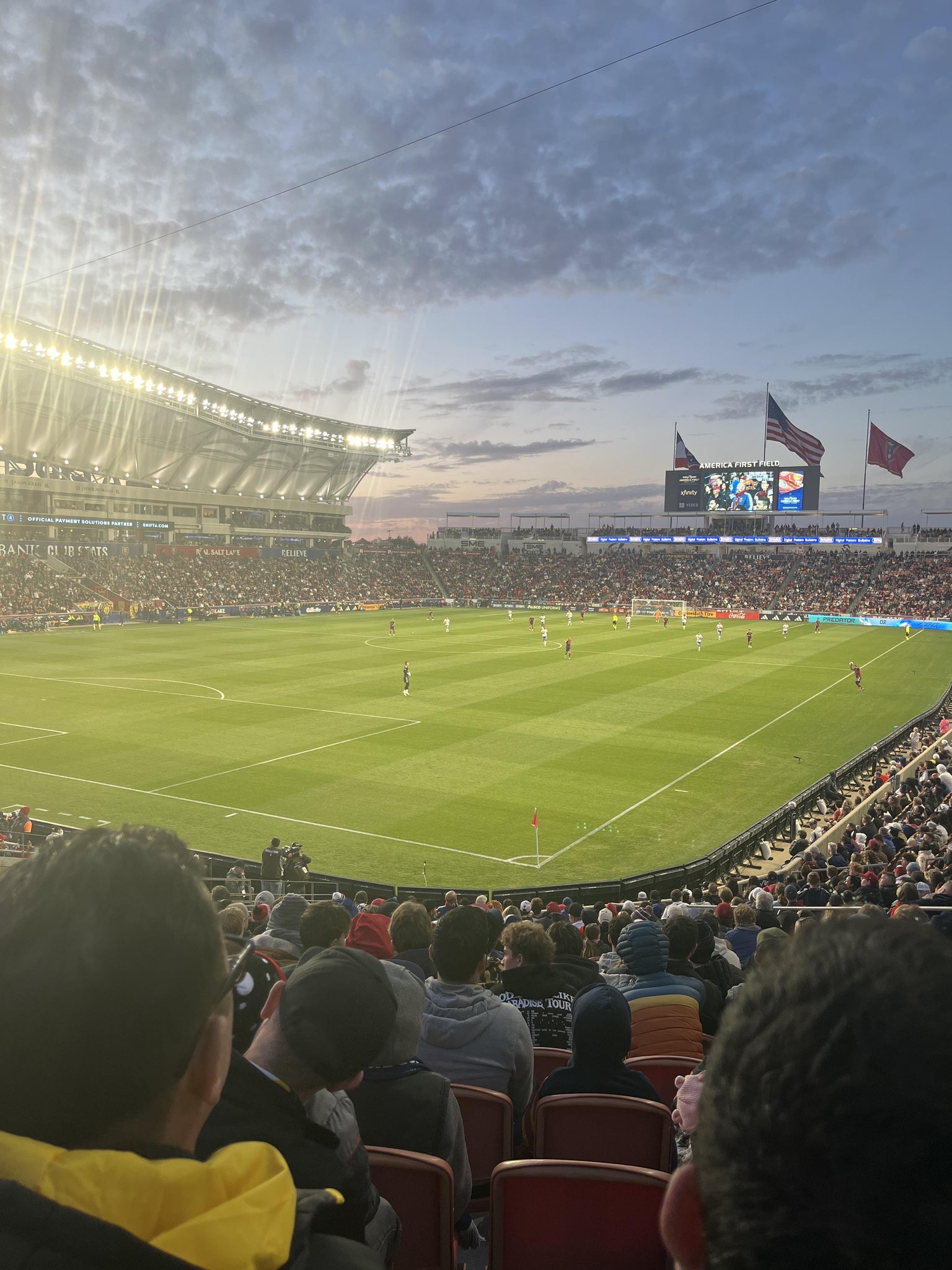Real Fan View taken from Section 7 at America First Field by Melissa L
