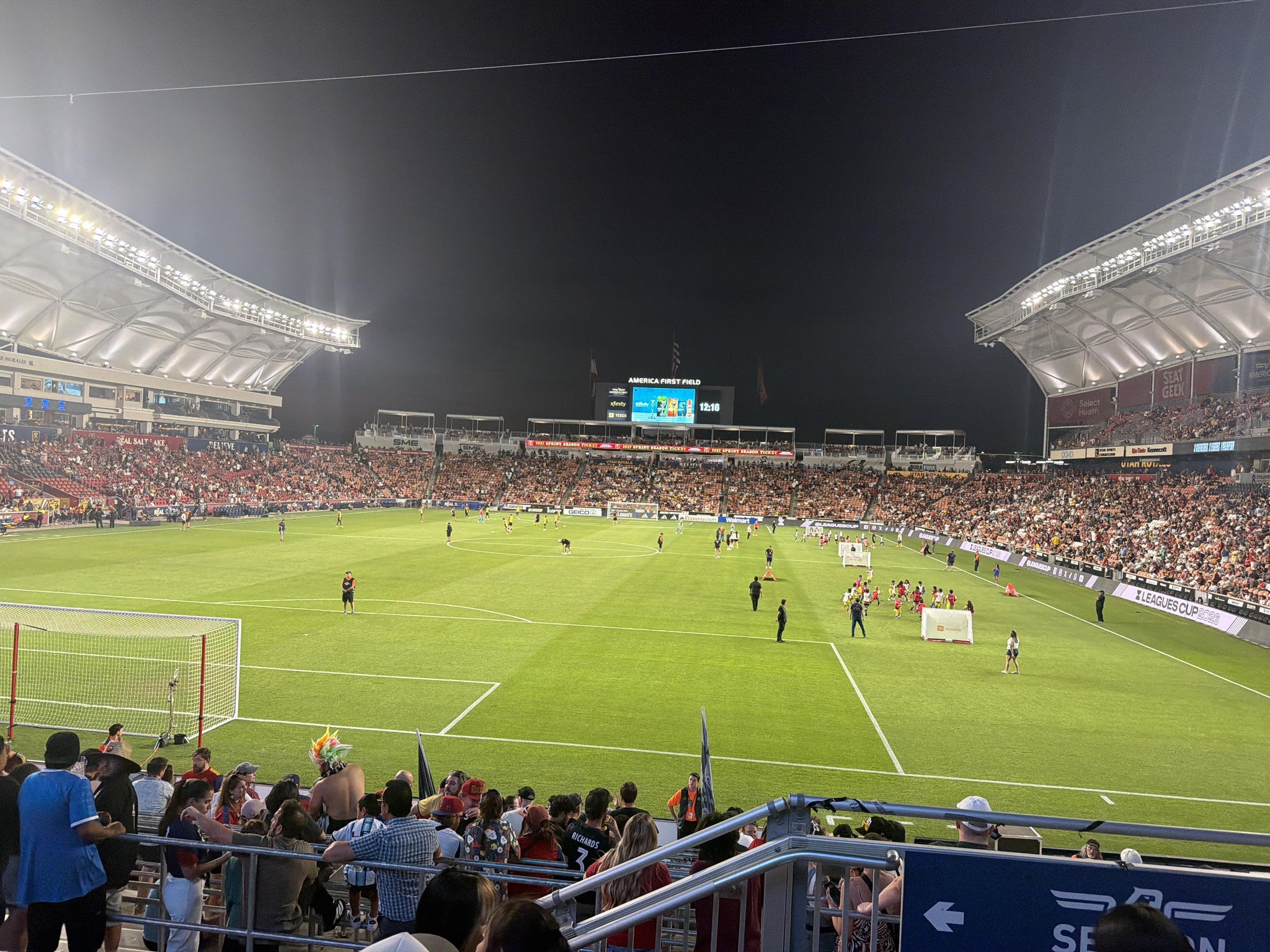 Real Fan View taken from Section 9 at America First Field by Edwin G