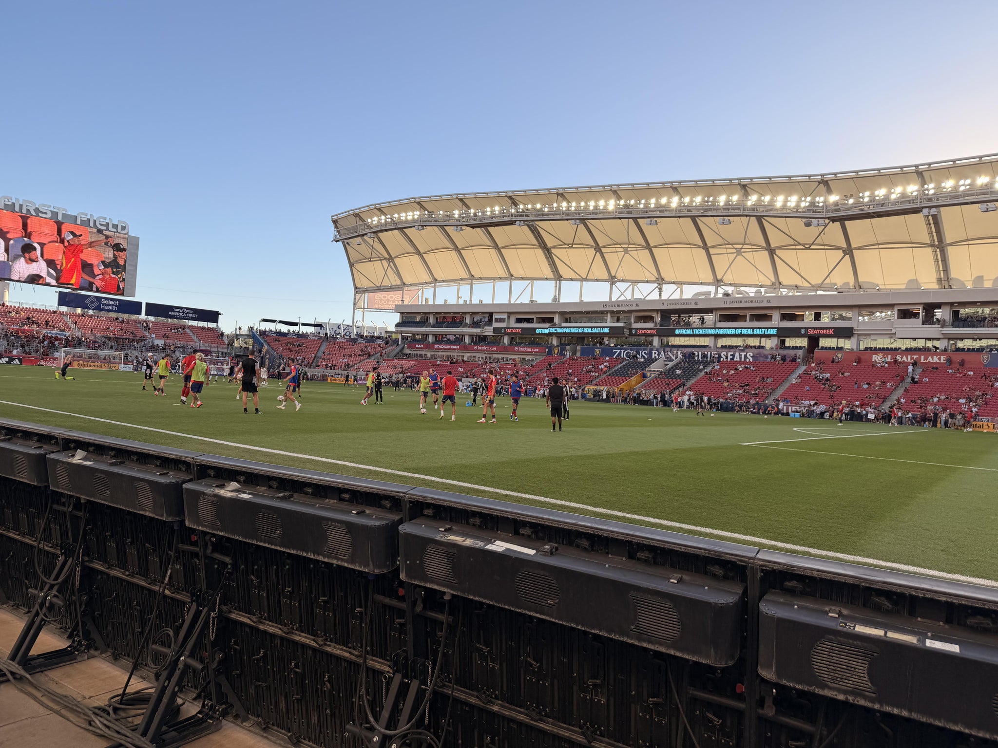 Real Fan View taken from Field East North at America First Field by Alan M
