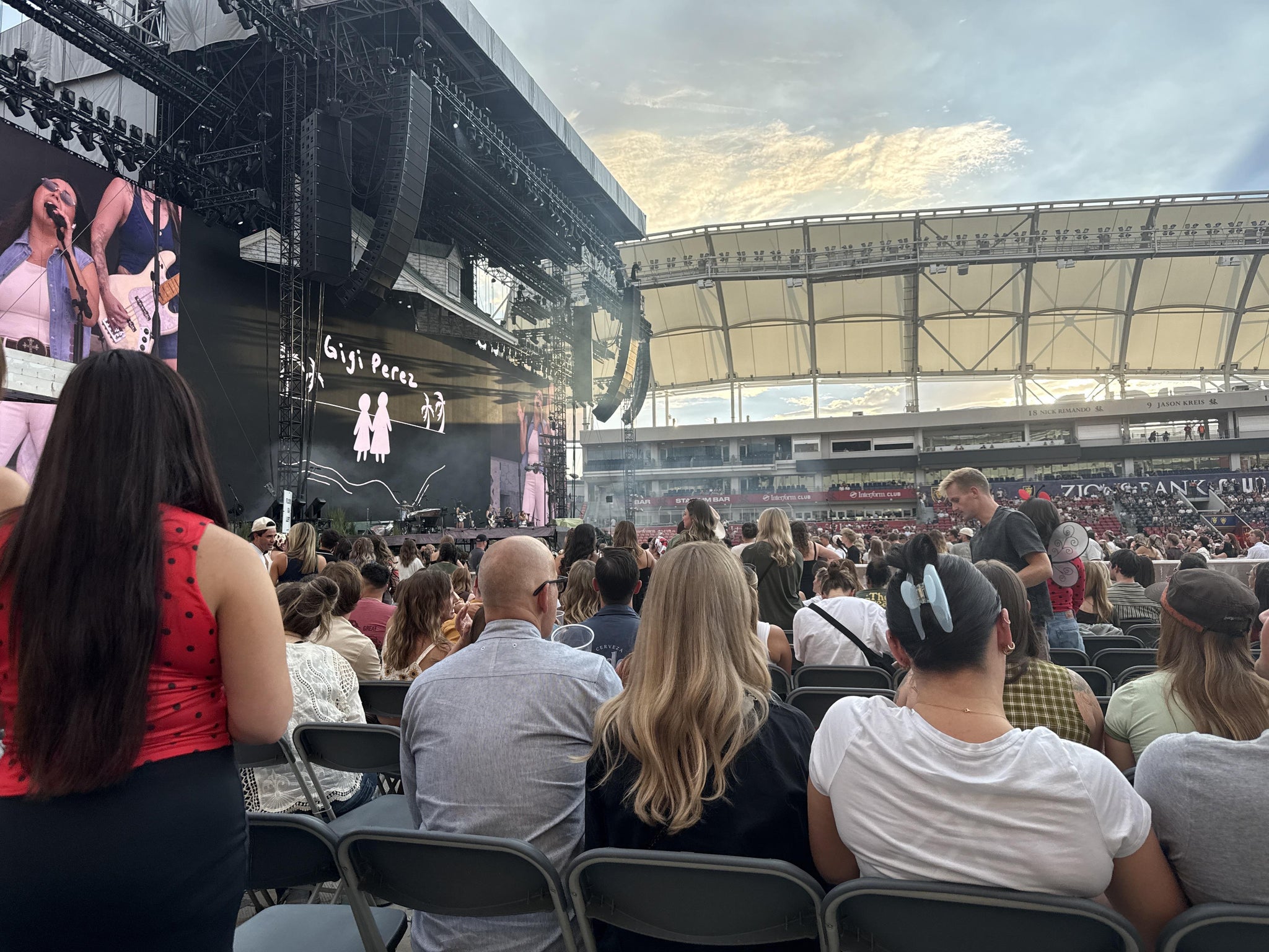 Real Fan View taken from Floor A at America First Field by Tyler T