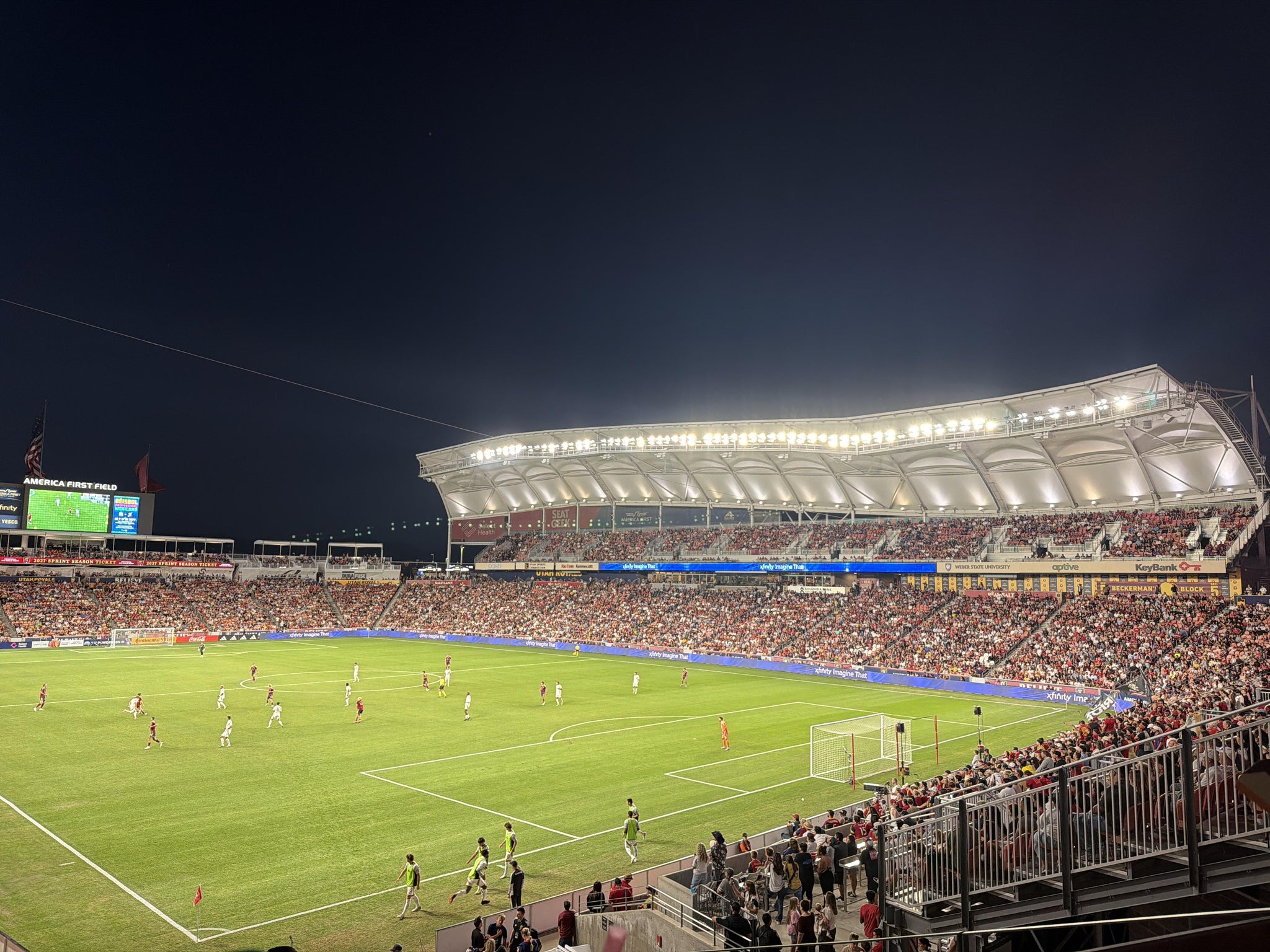 Real Fan View taken from Section LB 10 at America First Field by Chantal V