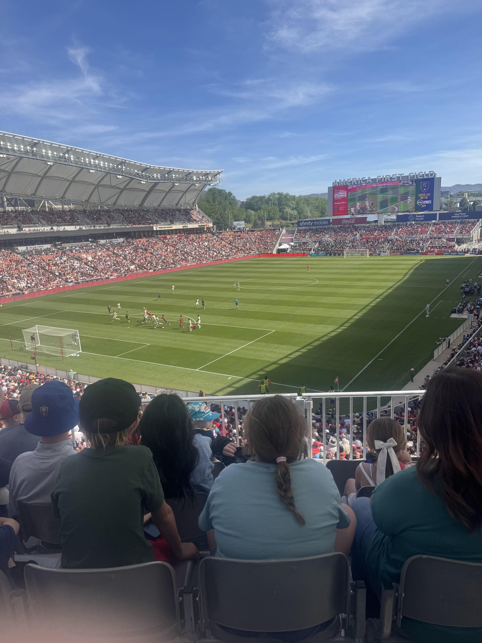 Real Fan View taken from Section N 225 at America First Field by Gemarie M