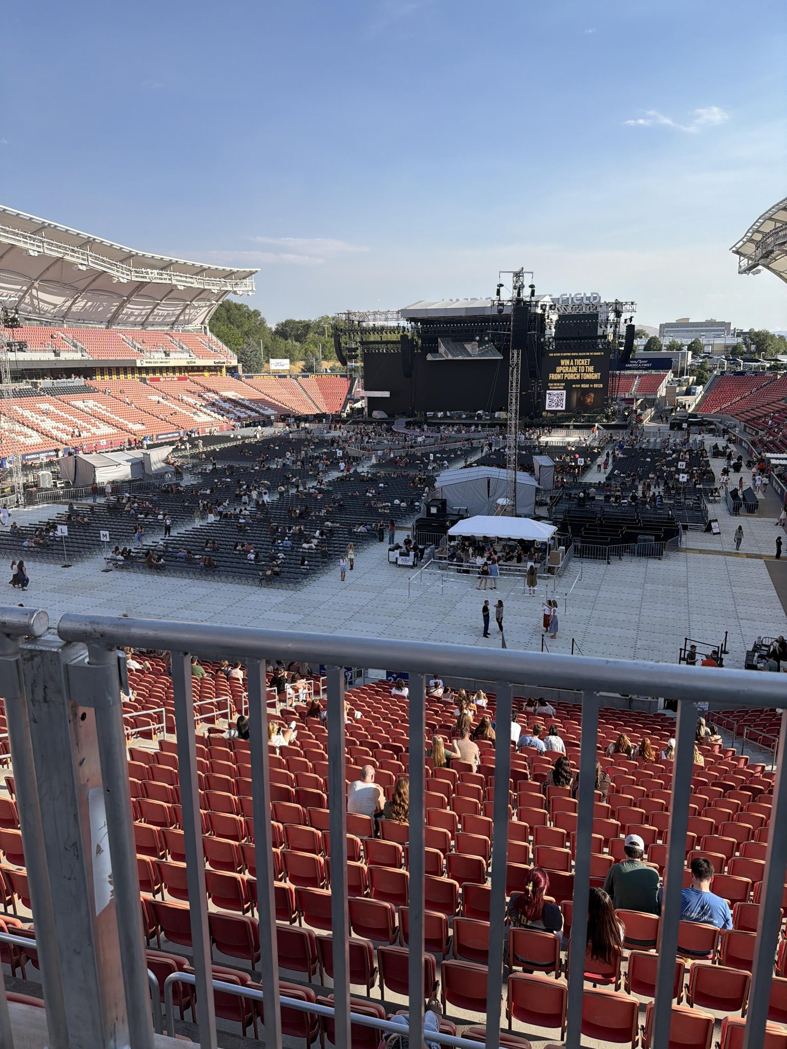 Real Fan View taken from Section N 226 at America First Field by Parker H