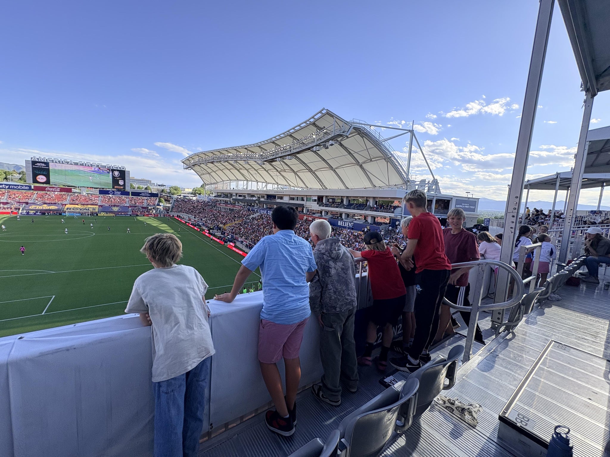 Real Fan View taken from Section N 228 at America First Field by Andrea B