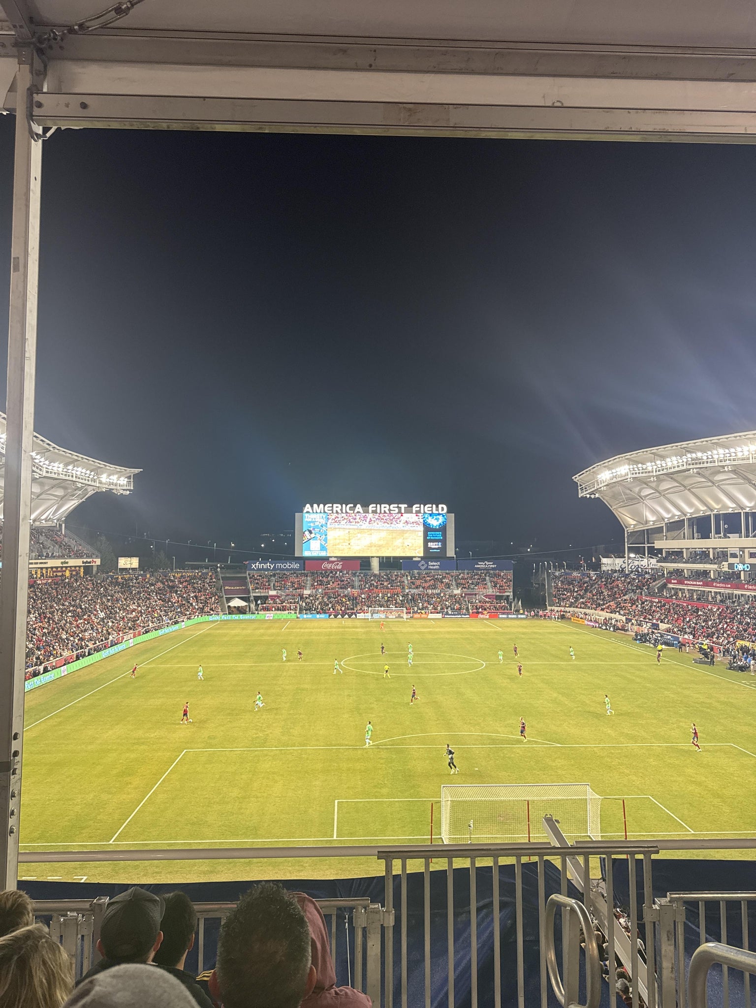 Real Fan View taken from Section N 230 at America First Field by Jake M