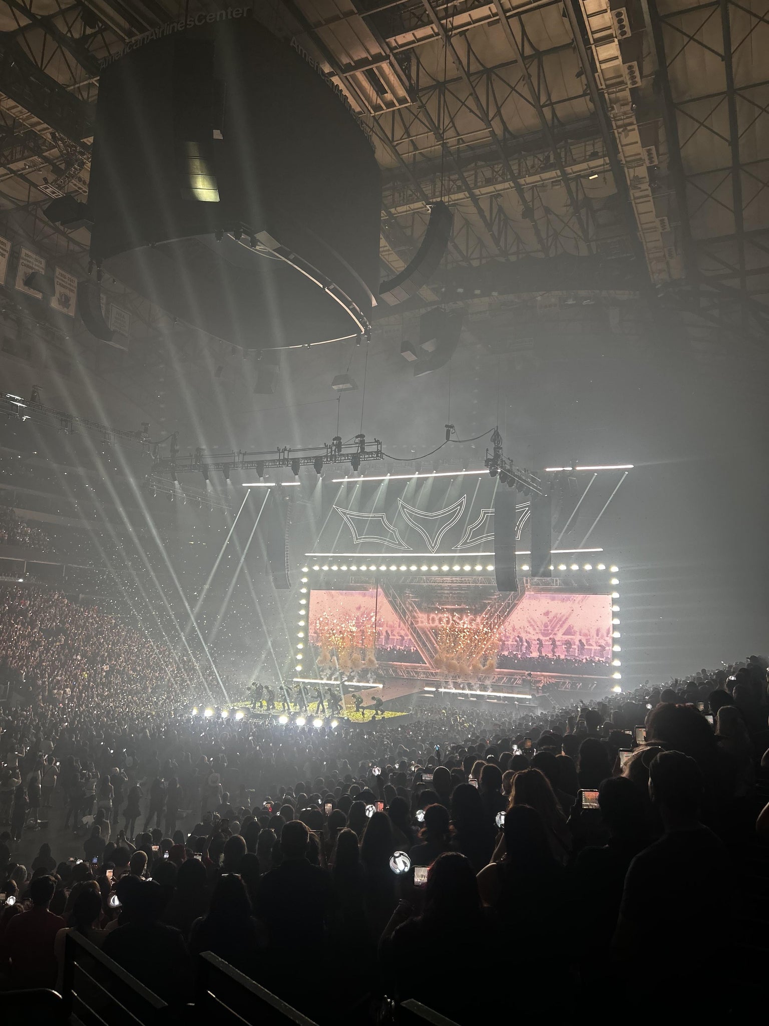 Real Fan View taken from Section 110 at American Airlines Center by Vianca G