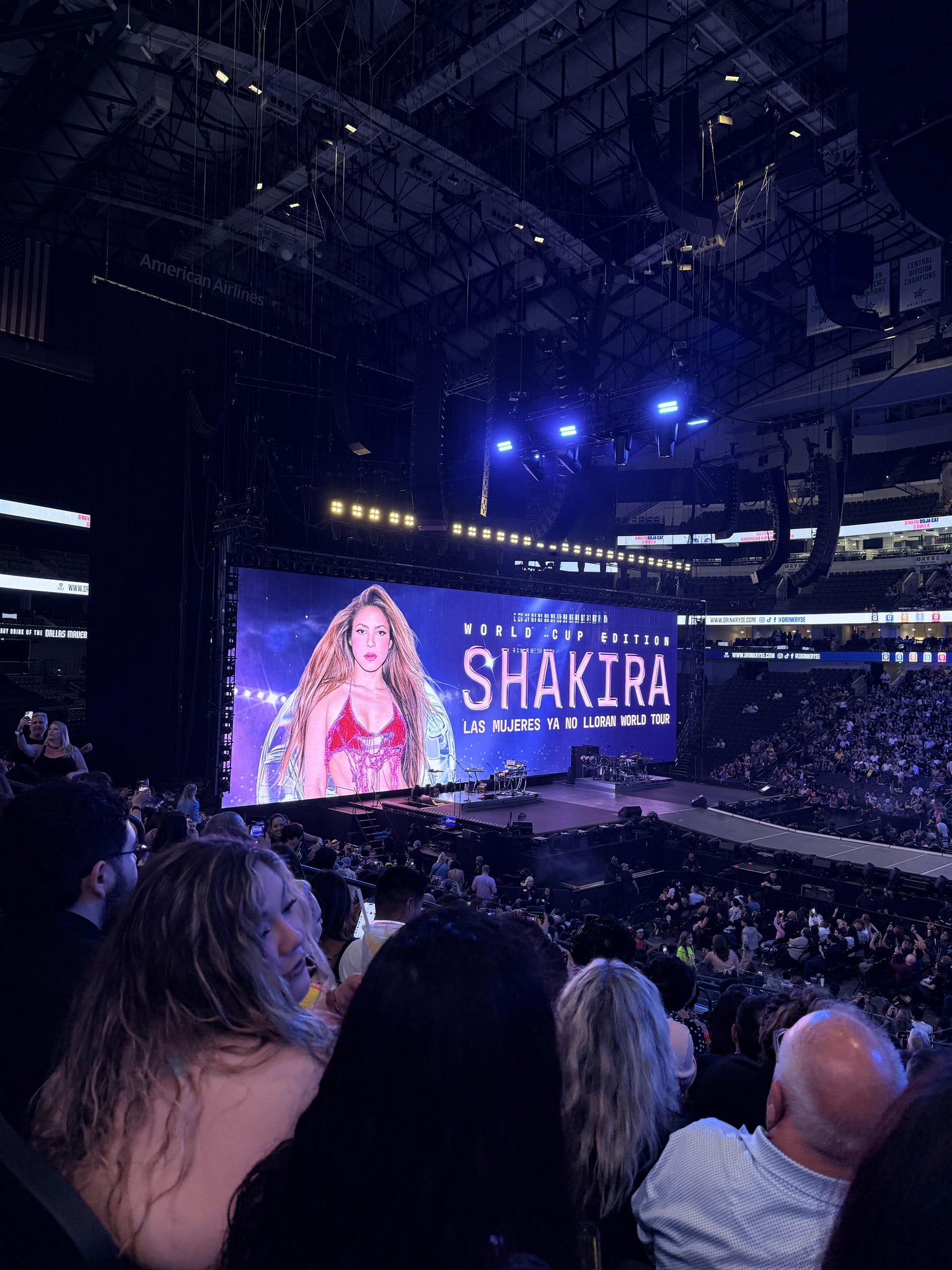 Real Fan View taken from Section 118 at American Airlines Center by Rafael P