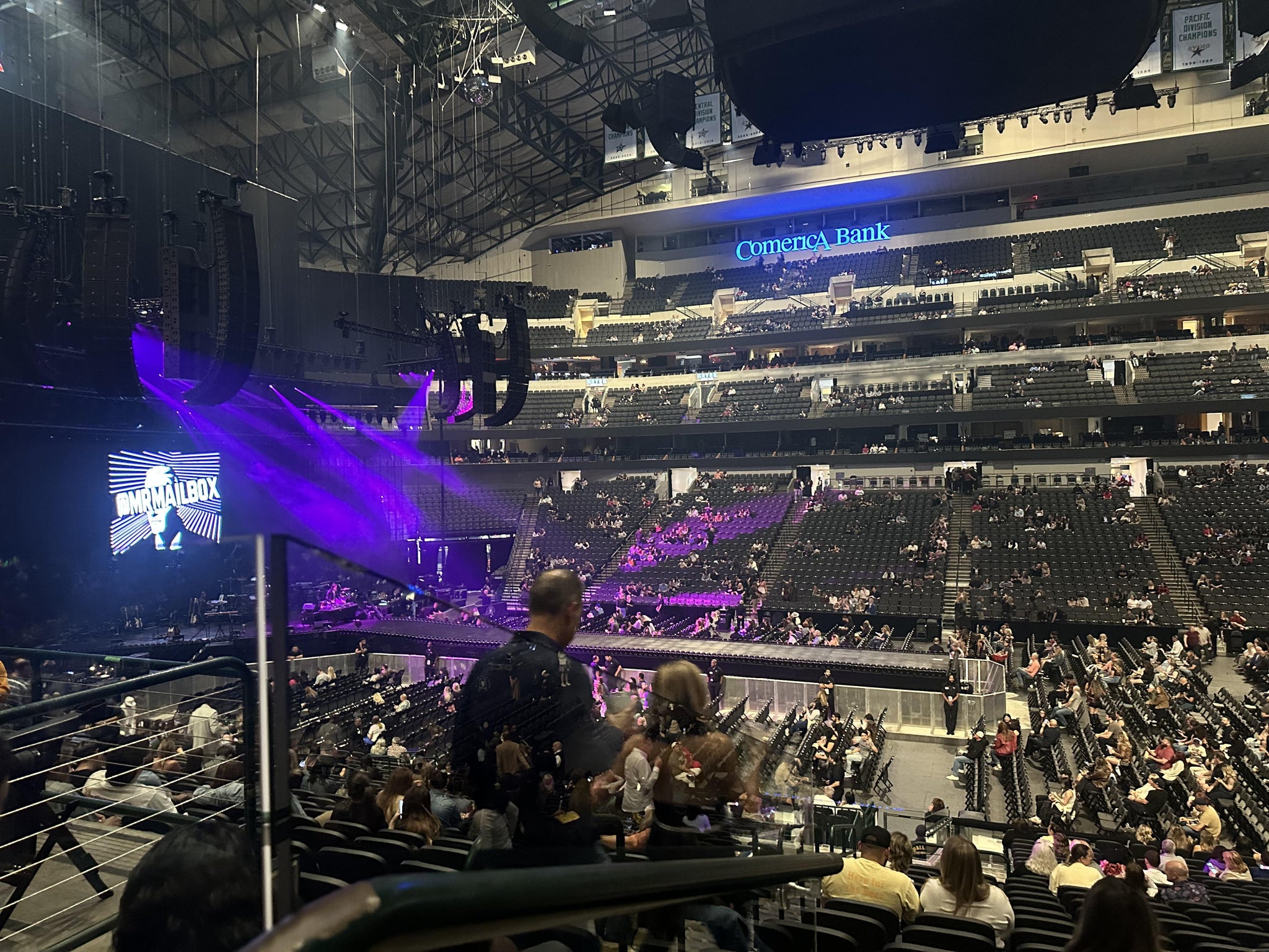 Real Fan View taken from Section 118 at American Airlines Center by Ashley M