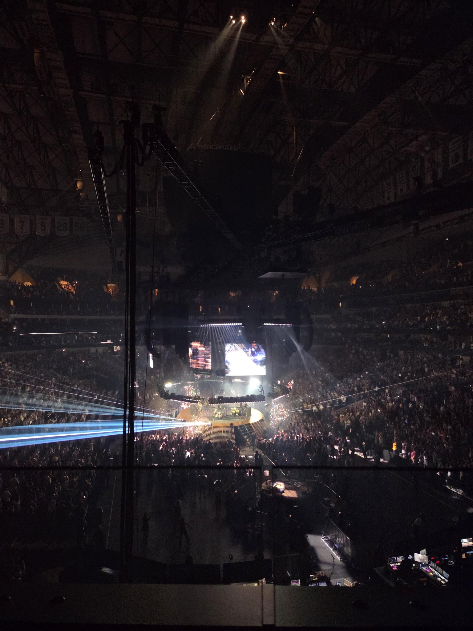 Real Fan View taken from Section 202 at American Airlines Center by Maranda J