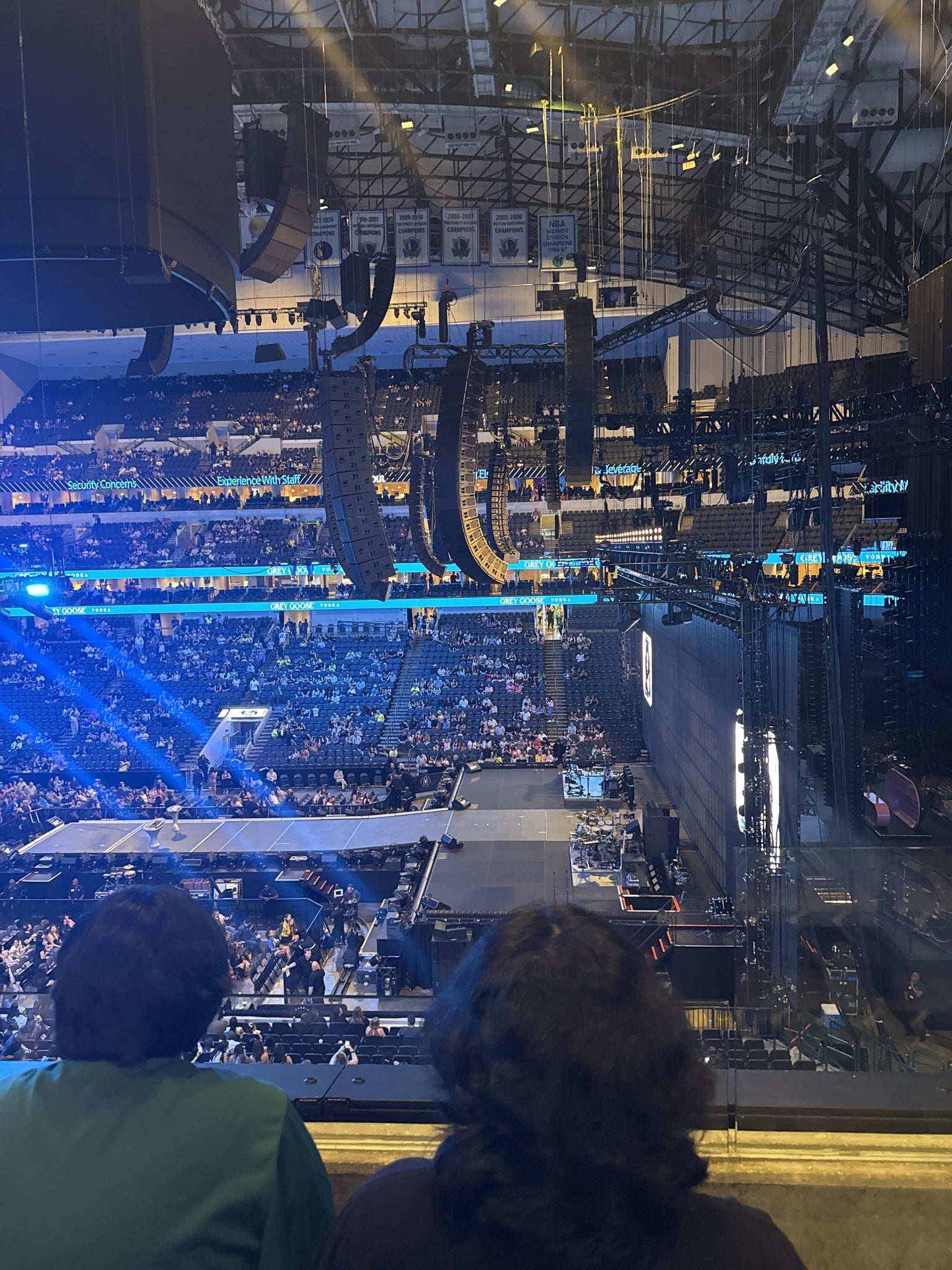 Real Fan View taken from Section 208 at American Airlines Center by Jordy B