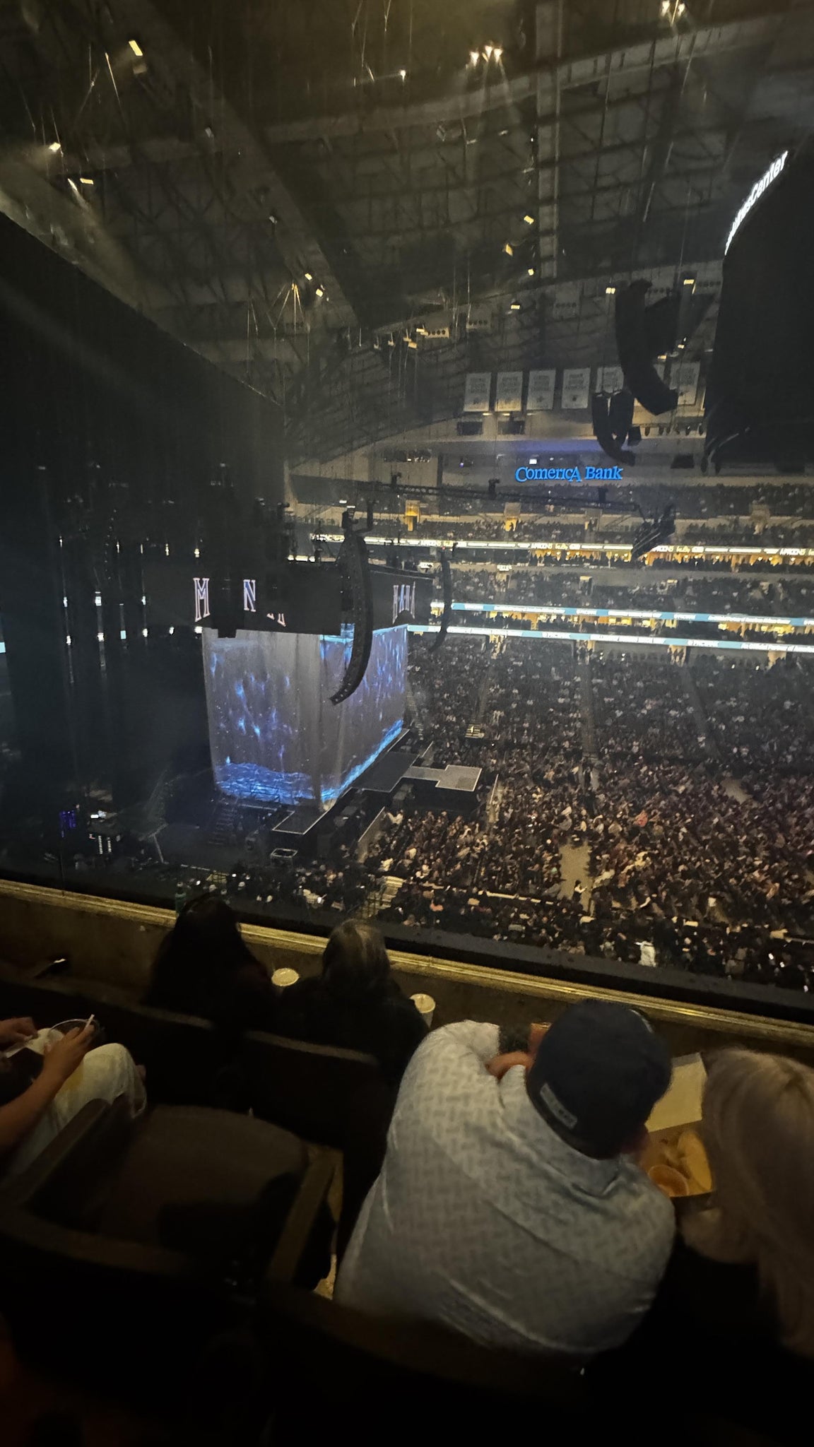 Real Fan View taken from Section 219 at American Airlines Center by Ana C