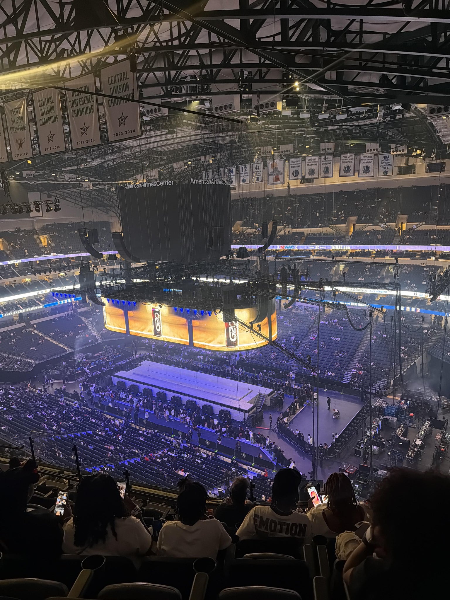 Real Fan View taken from Section 305 at American Airlines Center by Princess C