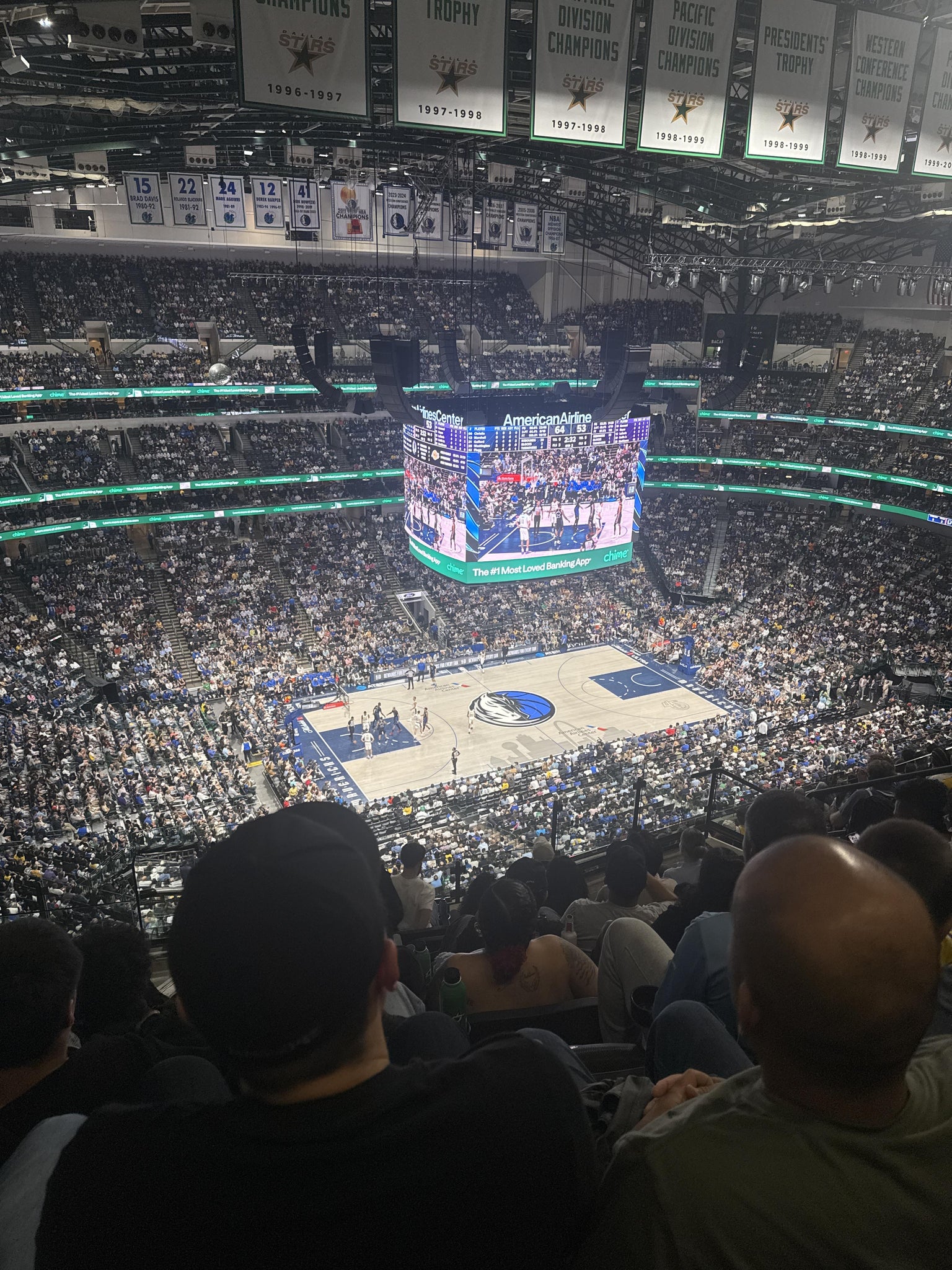 Real Fan View taken from Section 312 at American Airlines Center by Brandt F