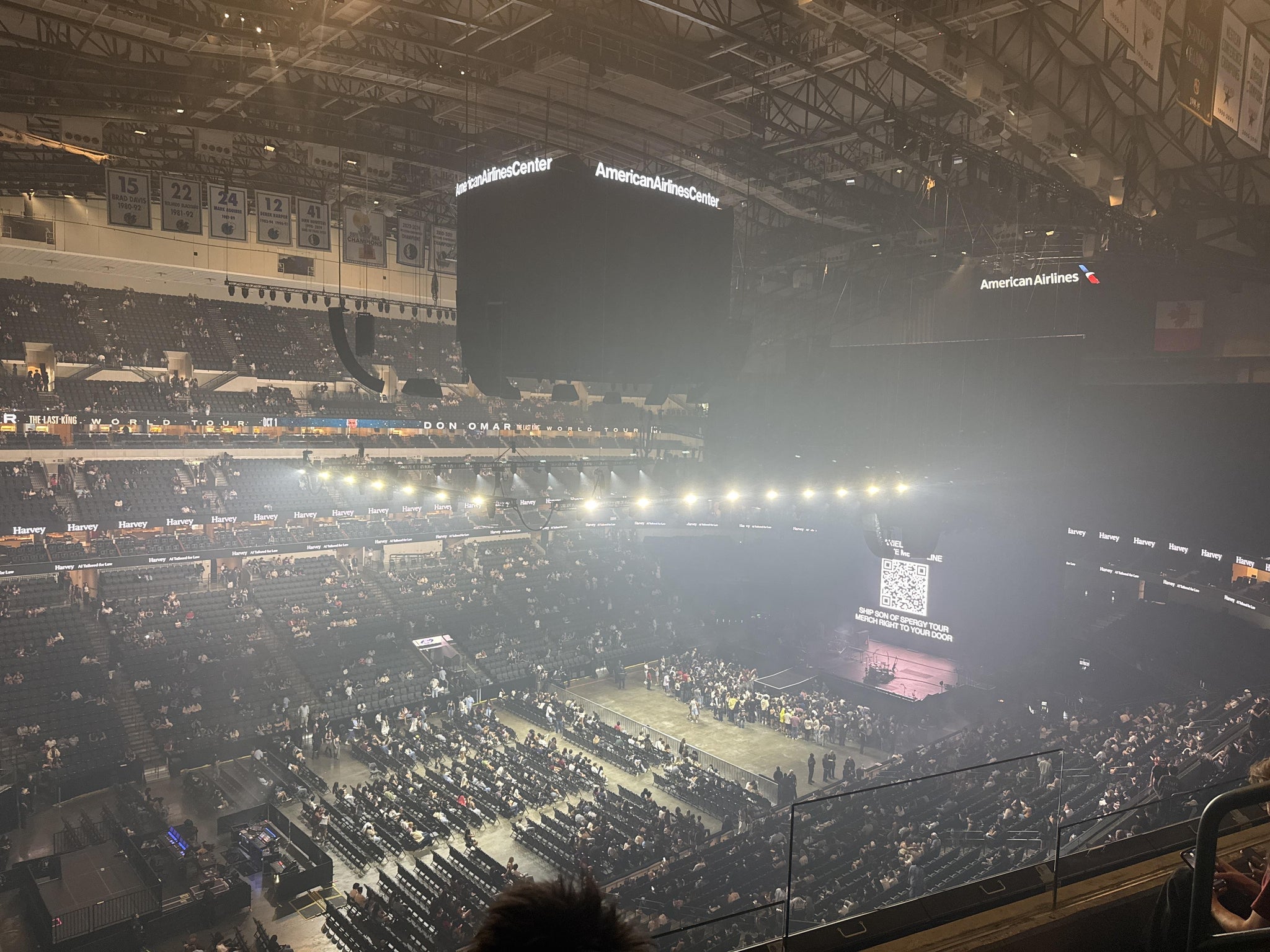Real Fan View taken from Section 313 at American Airlines Center by Ian C