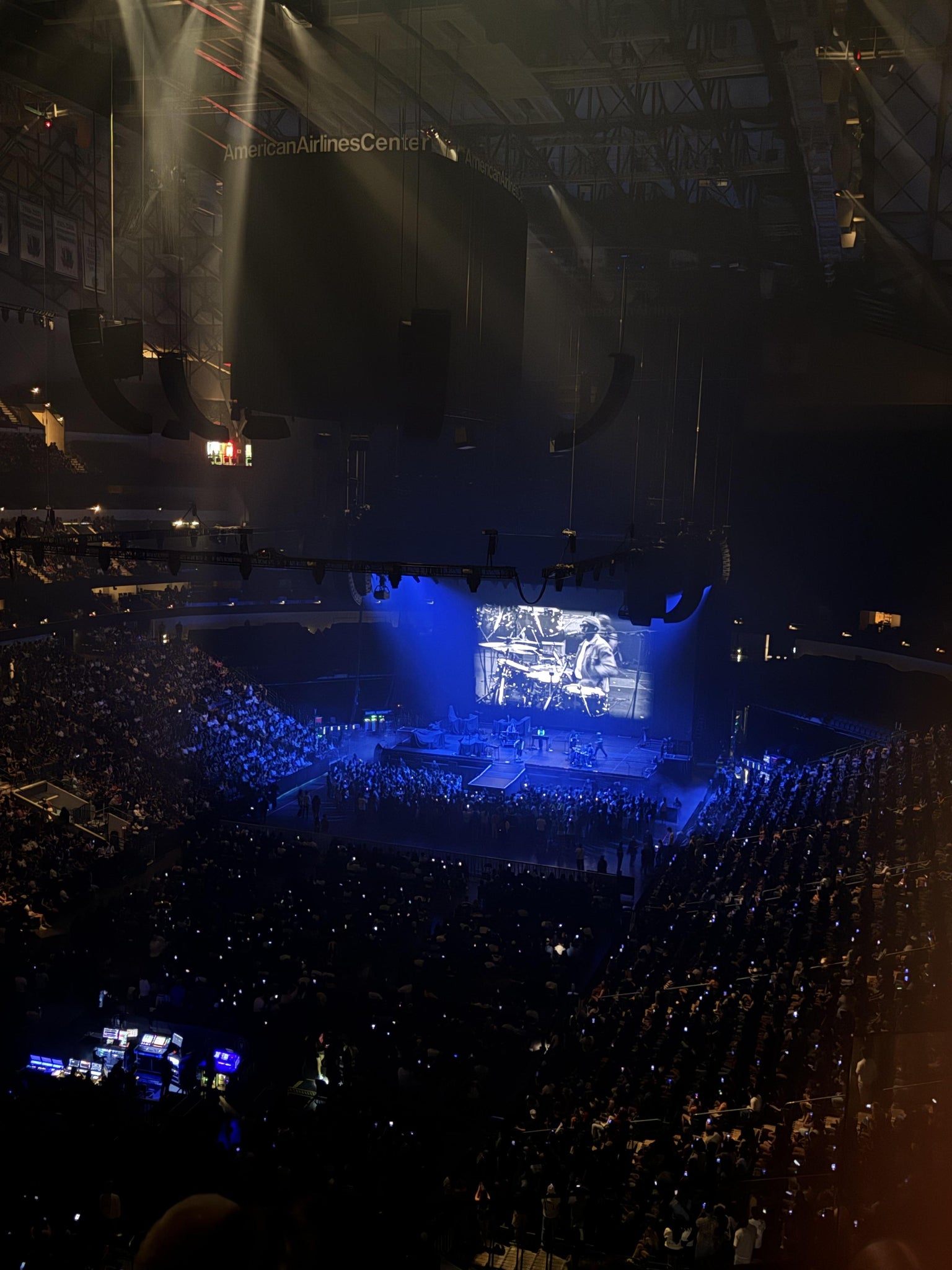 Real Fan View taken from Section 316 at American Airlines Center by Leyna H