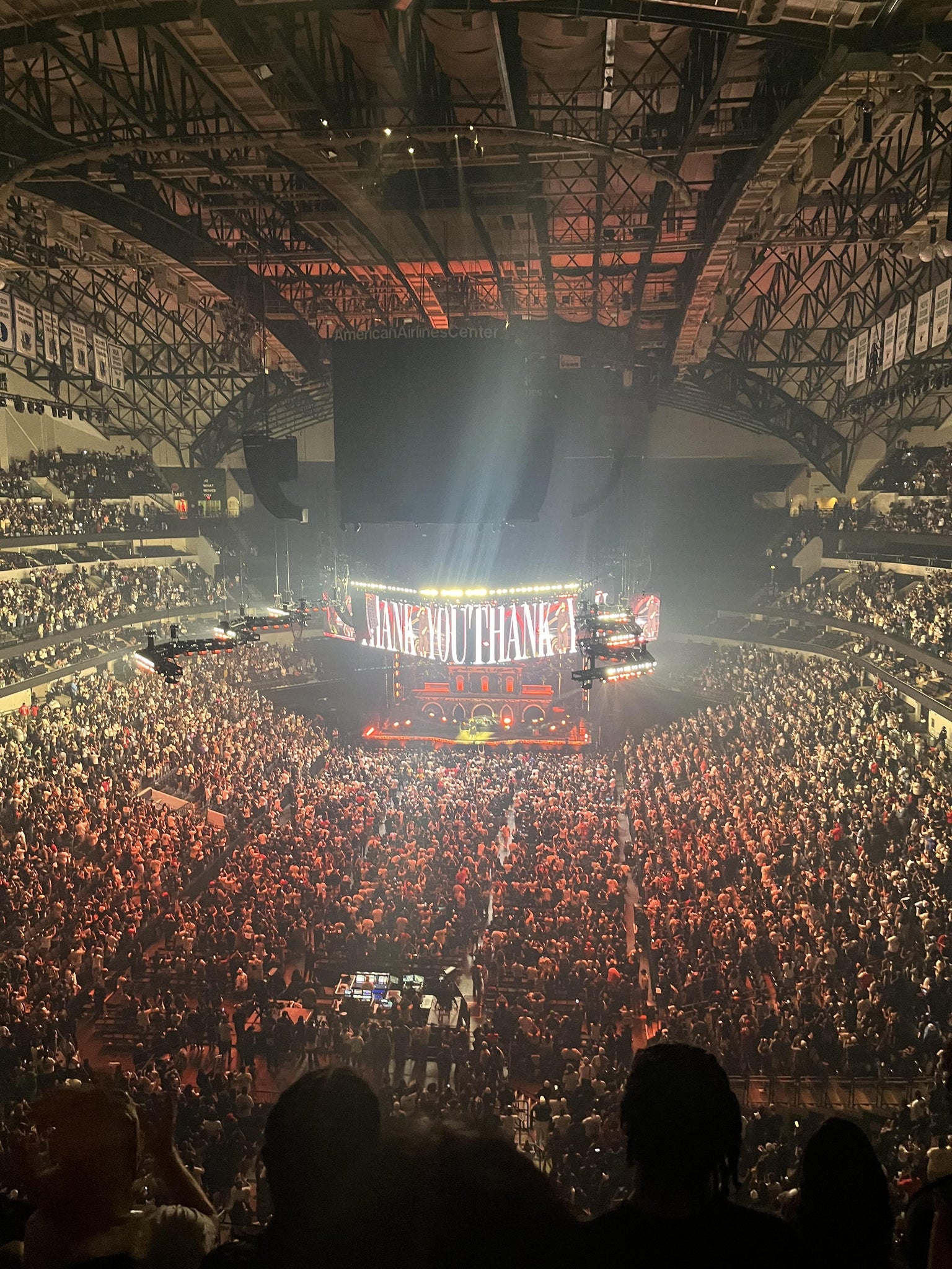 Real Fan View taken from Section 317 at American Airlines Center by Zayleen V