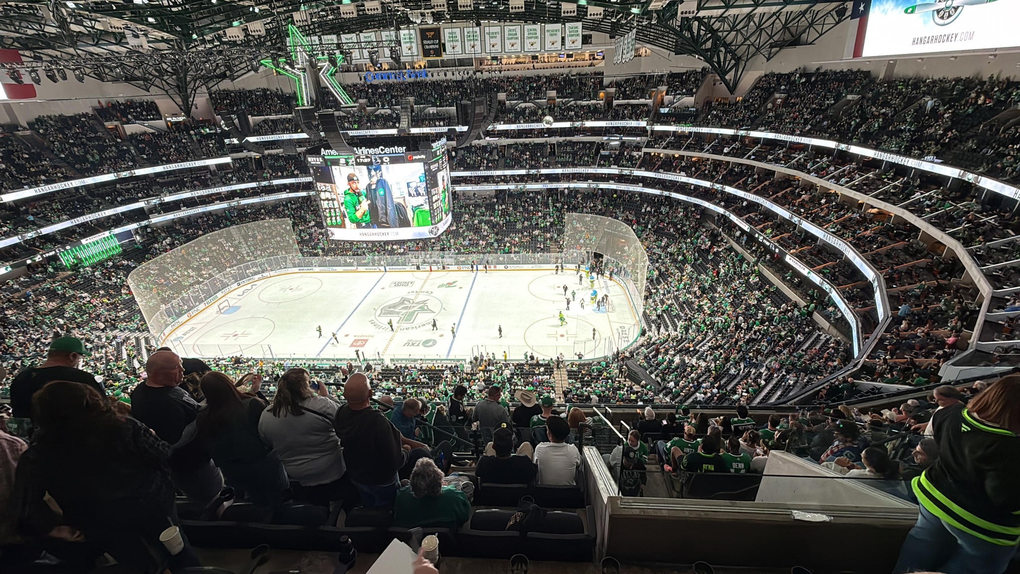 Real Fan View taken from Section 324 at American Airlines Center by Abdul M