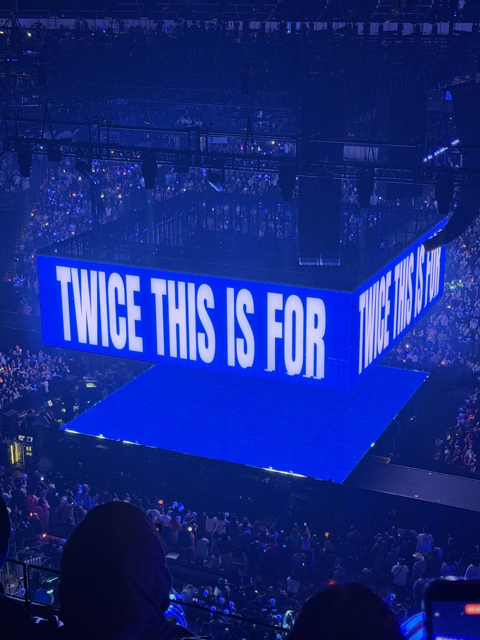 Real Fan View taken from Section 325 at American Airlines Center by Rafaella O