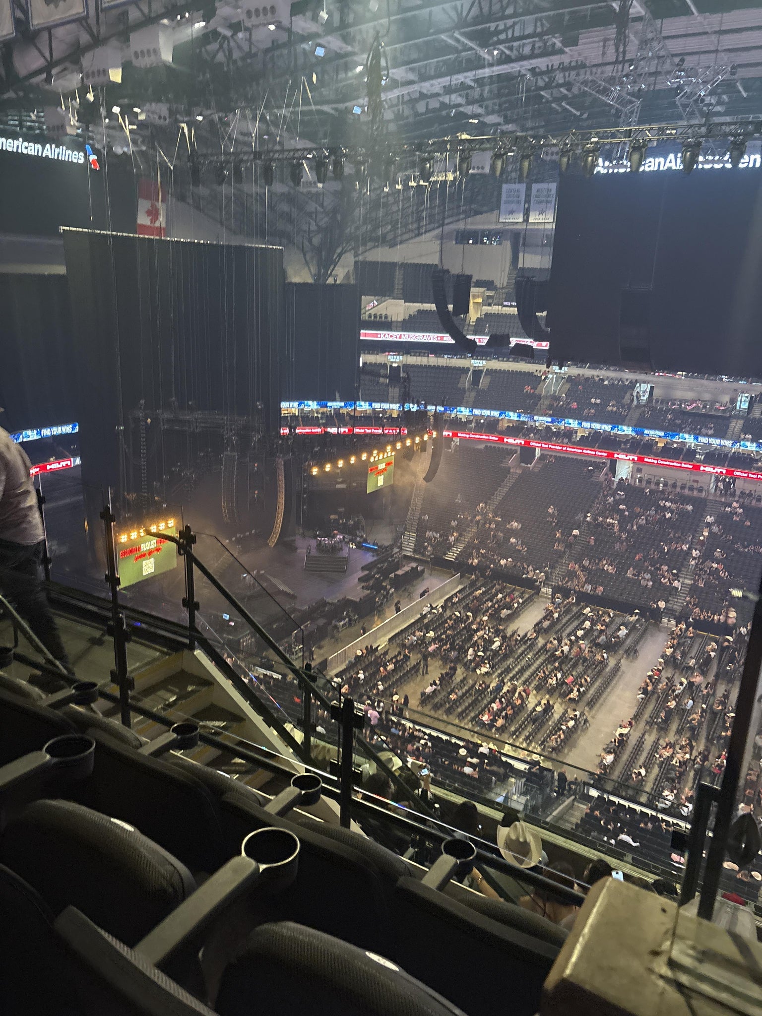 Real Fan View taken from Section 325 at American Airlines Center by Ashley H
