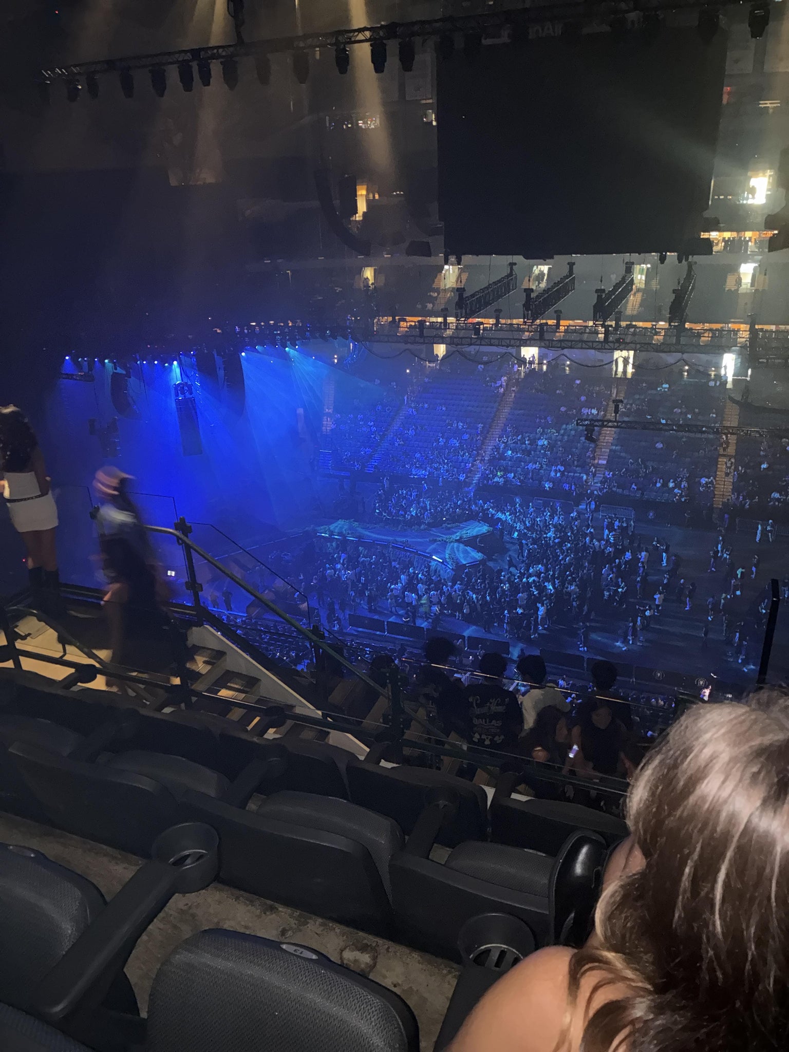 Real Fan View taken from Section 325 at American Airlines Center by Resey T