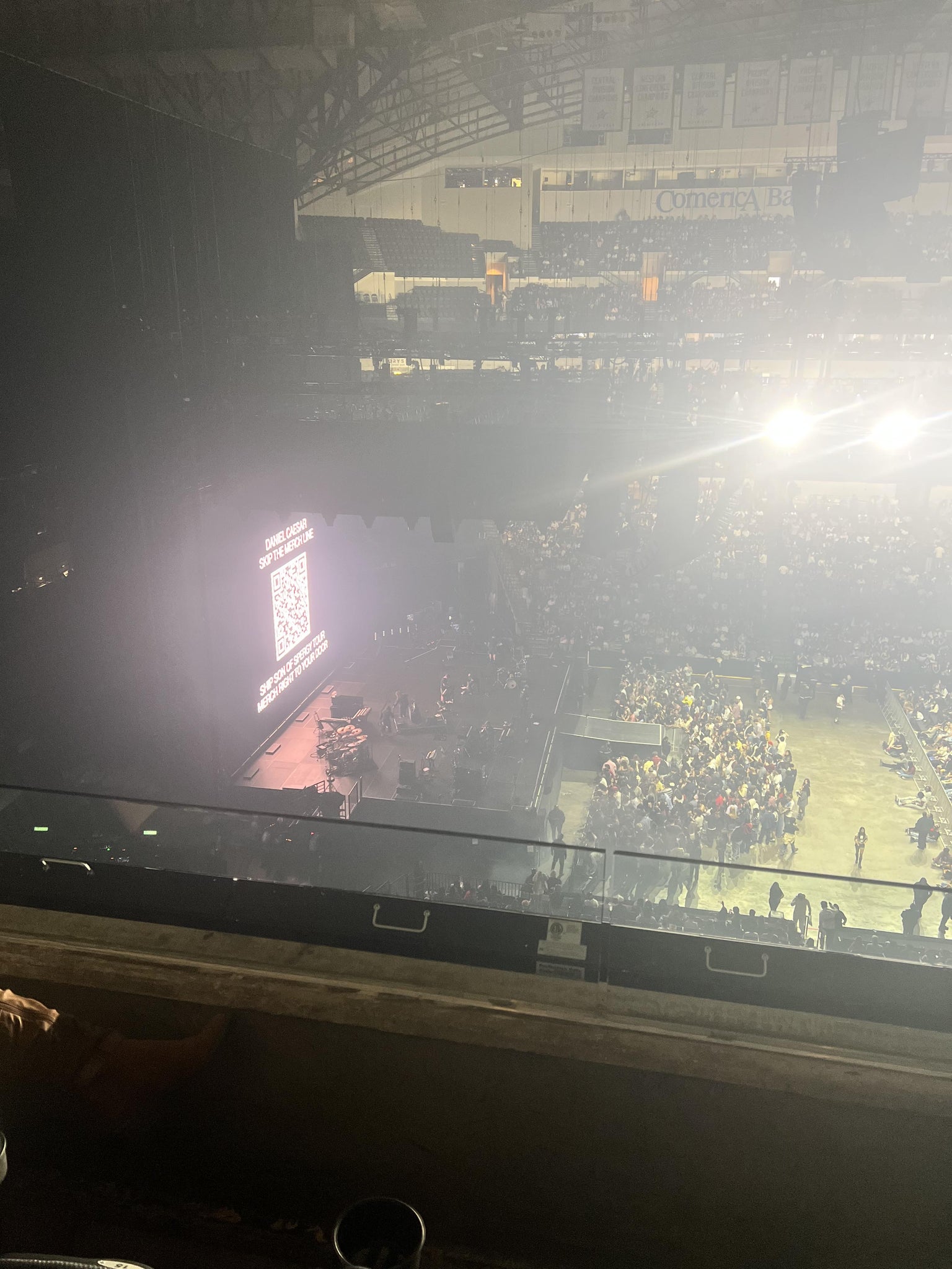 Real Fan View taken from Section 328 at American Airlines Center by Rayyan R