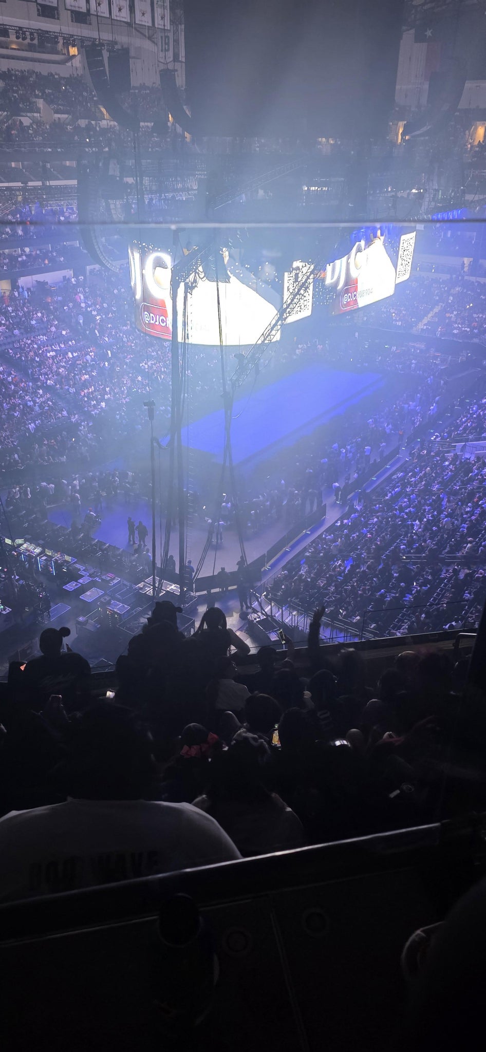 Real Fan View taken from Section 332 at American Airlines Center by Sedeline J