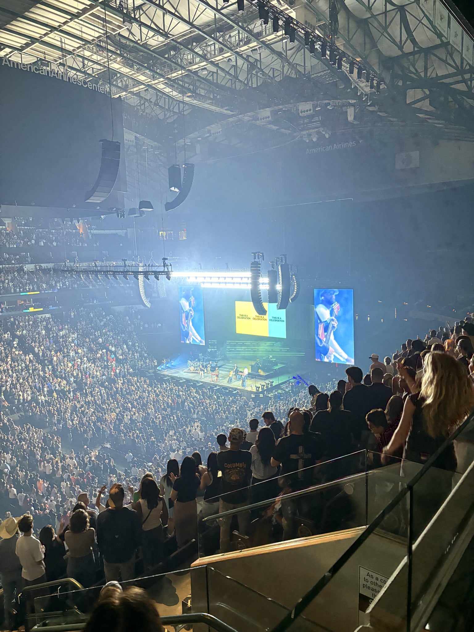 Real Fan View taken from Admiral Suite 1315 at American Airlines Center by Felipa H