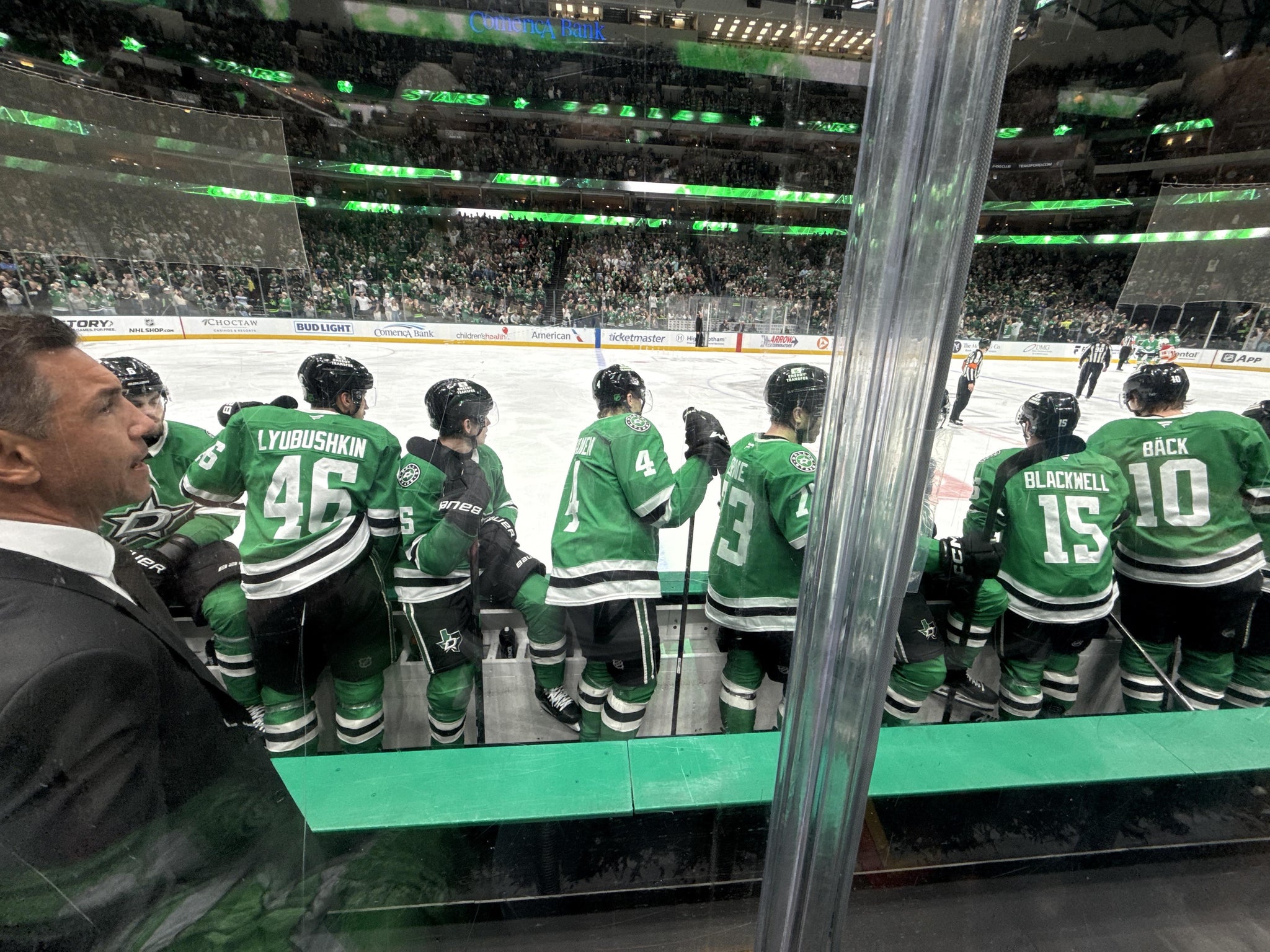 Real Fan View taken from Blue at American Airlines Center by Mekaela B