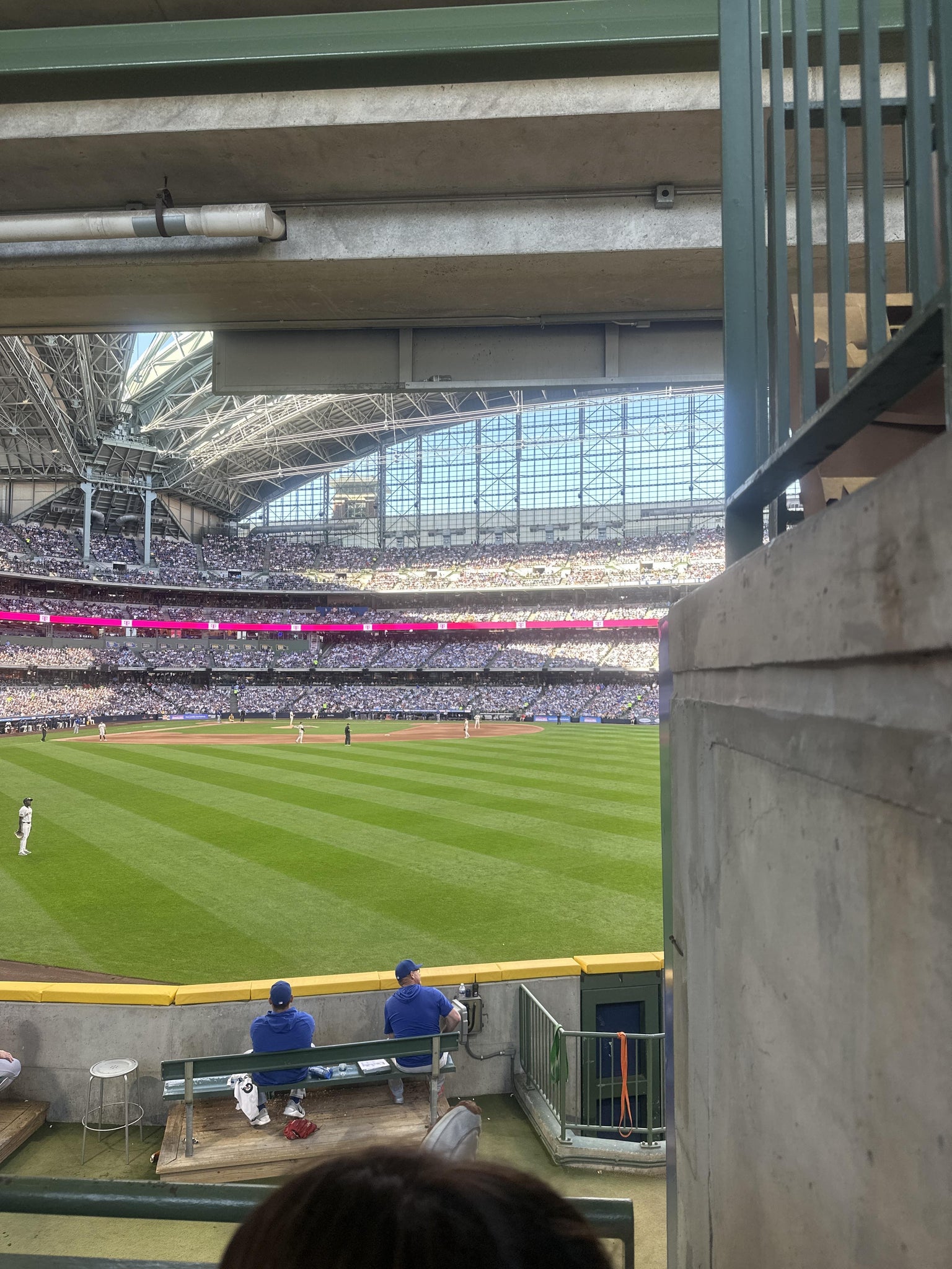Real Fan View taken from Section 101 at American Family Field by Anonymous User