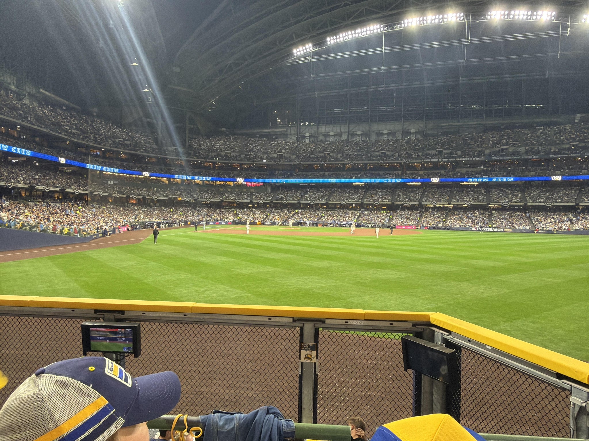 Real Fan View taken from Section 102 at American Family Field by Andrew C