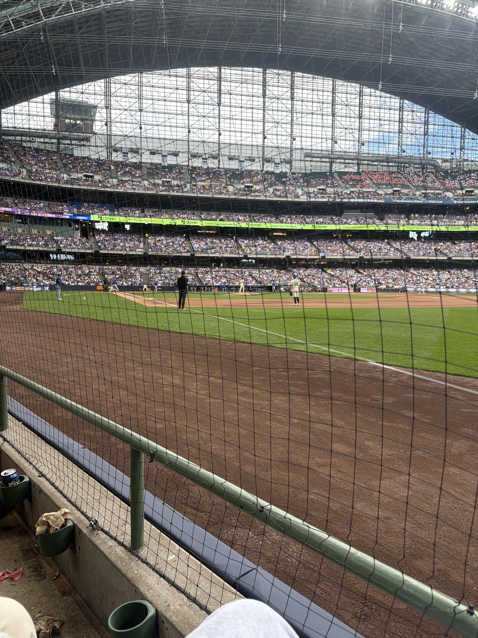 Real Fan View taken from Section 109 at American Family Field by Hasan R