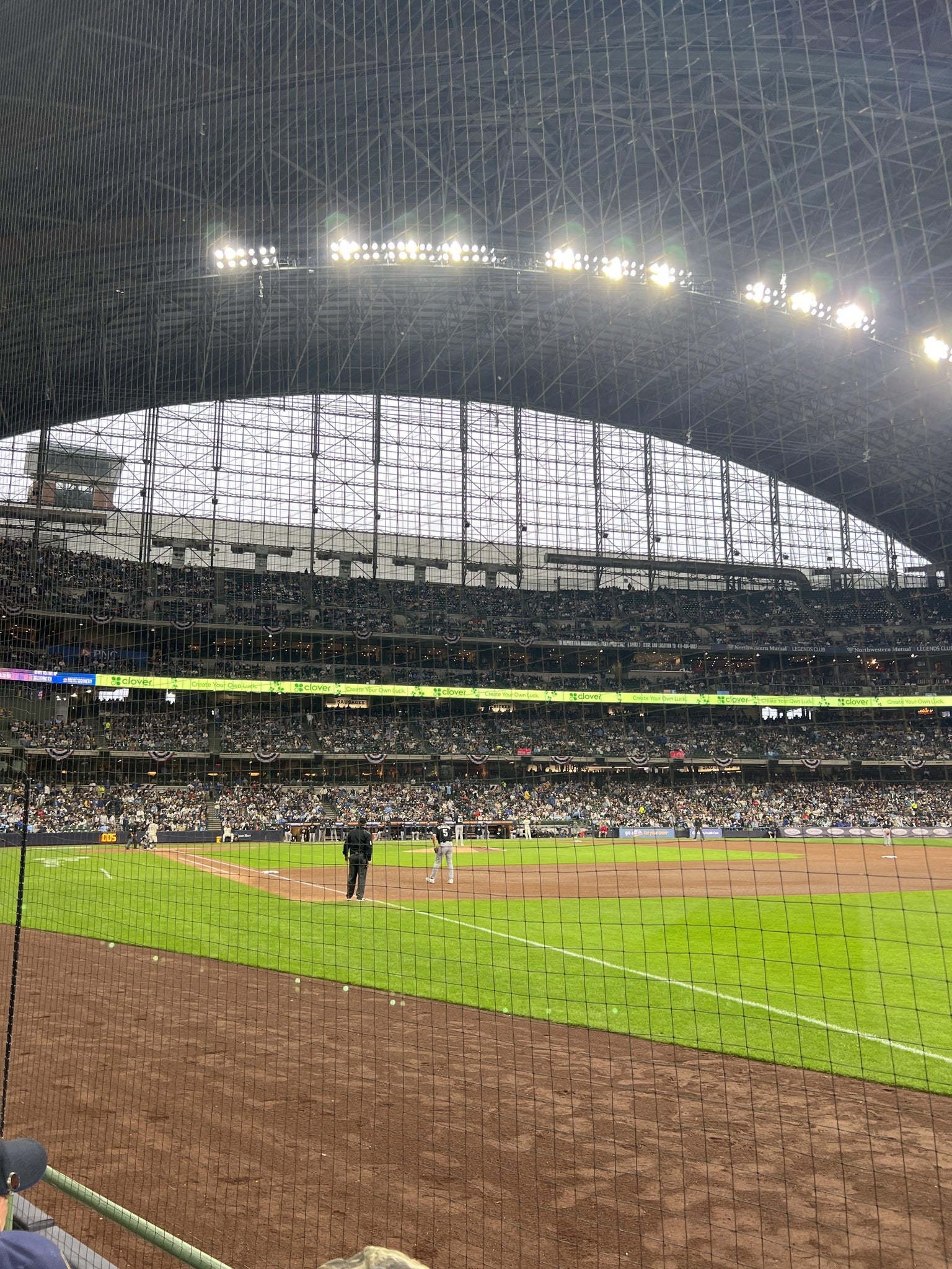 Real Fan View taken from Section 109 at American Family Field by Terra H