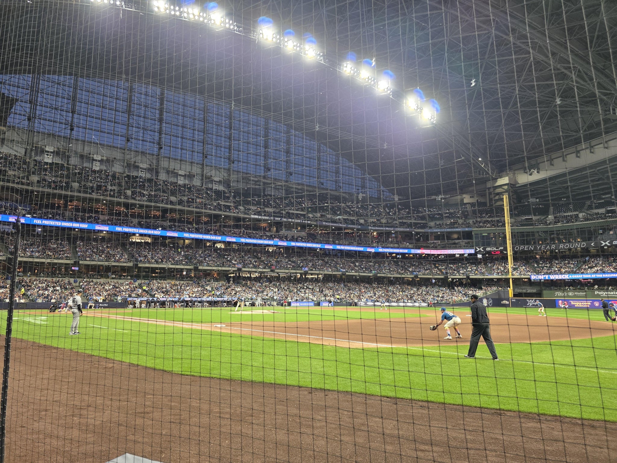 Real Fan View taken from Section 110 at American Family Field by Jill B
