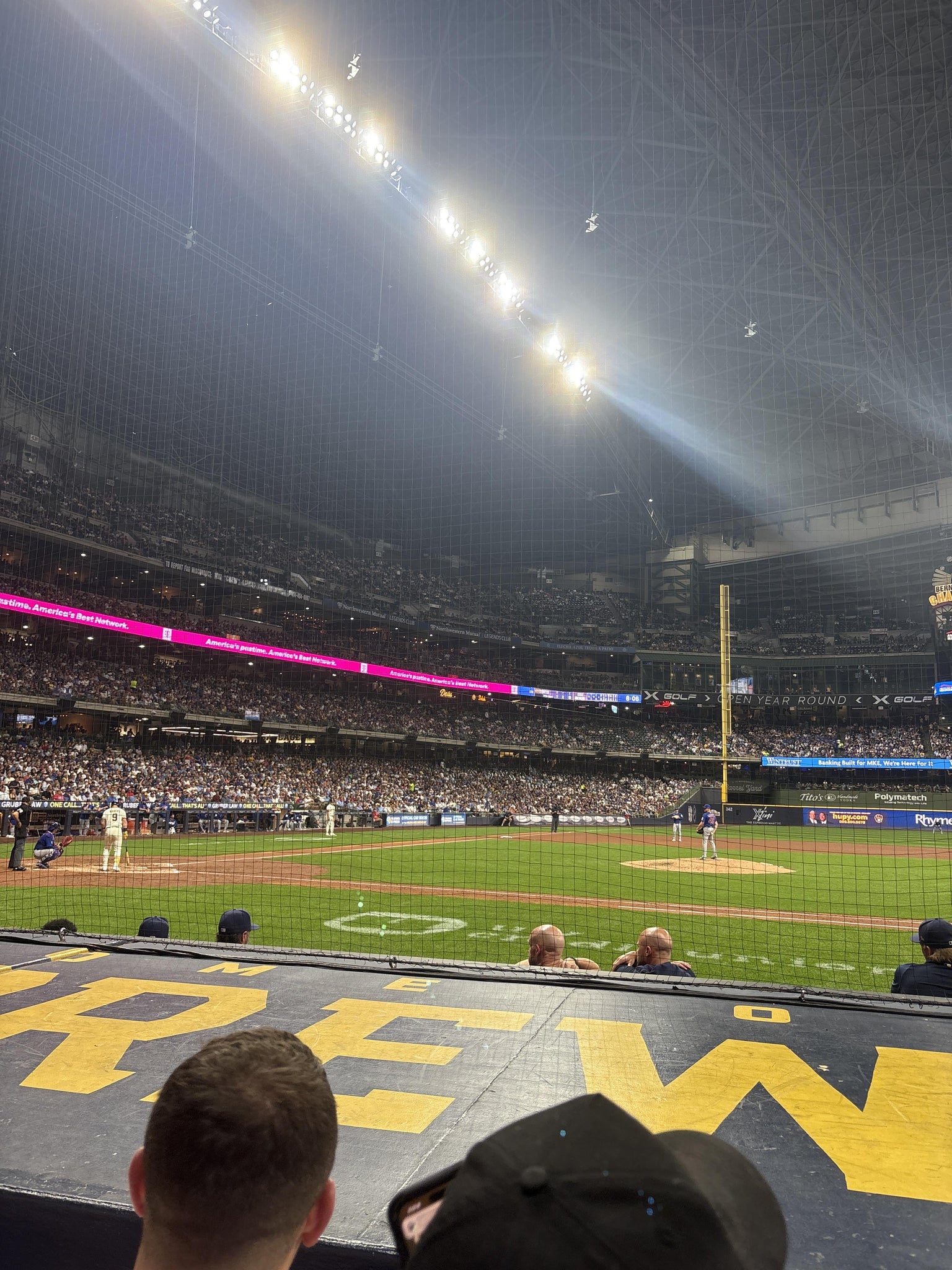 Real Fan View taken from Section 113 at American Family Field by Ella B