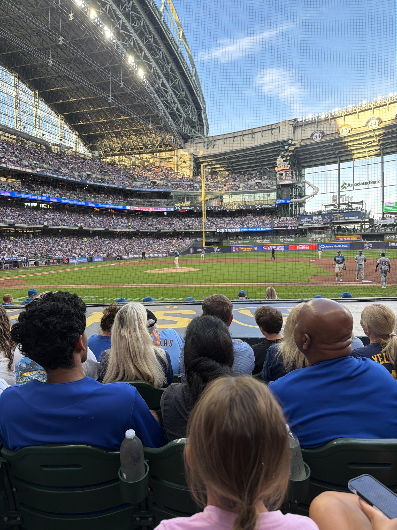 Real Fan View taken from Section 113 at American Family Field by Carly B