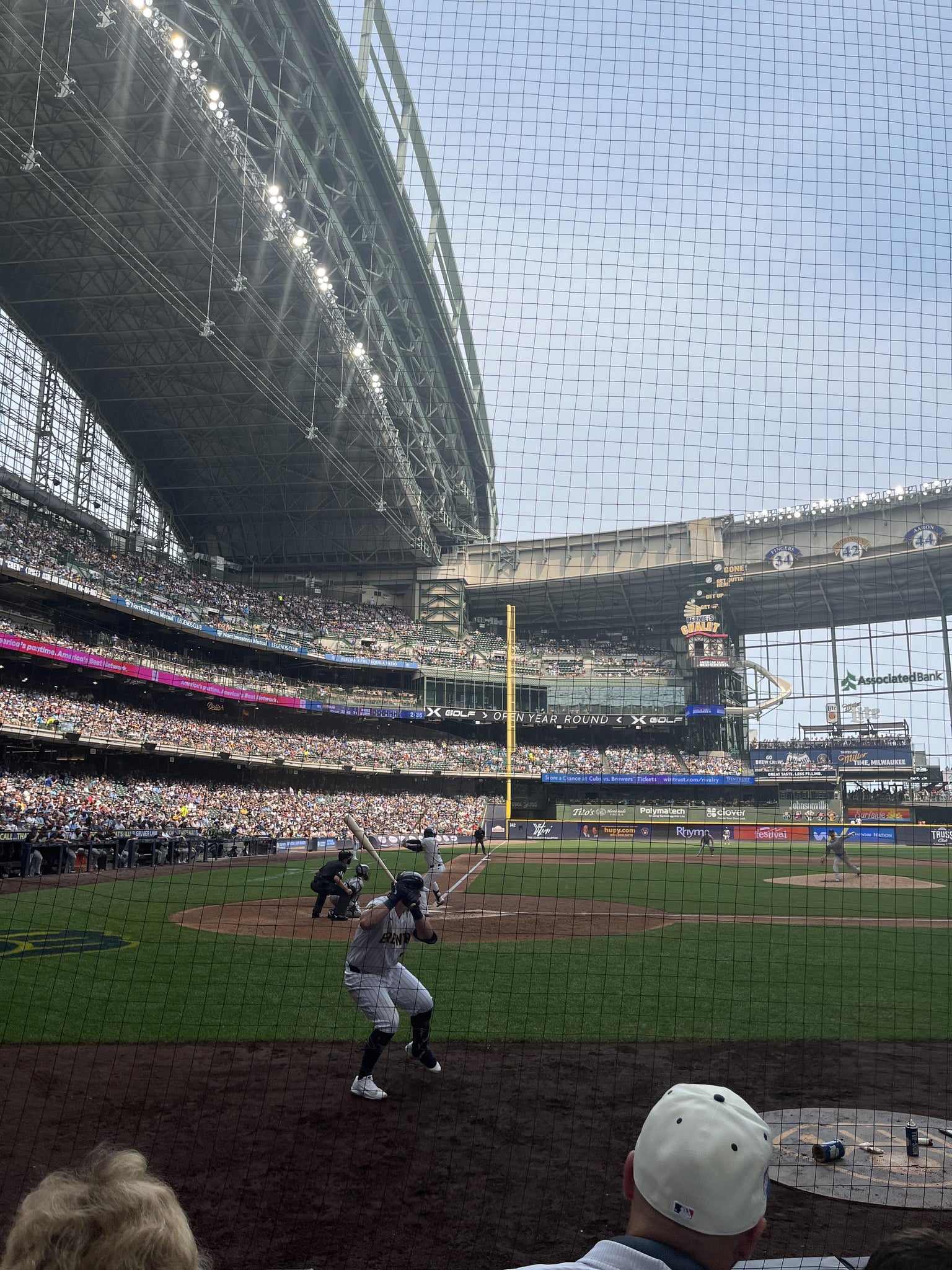 Real Fan View taken from Section 115 at American Family Field by Robert U