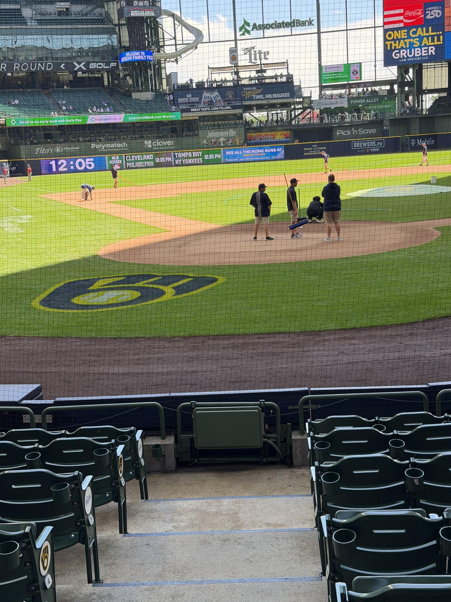 Real Fan View taken from Section 116 at American Family Field by Leo P