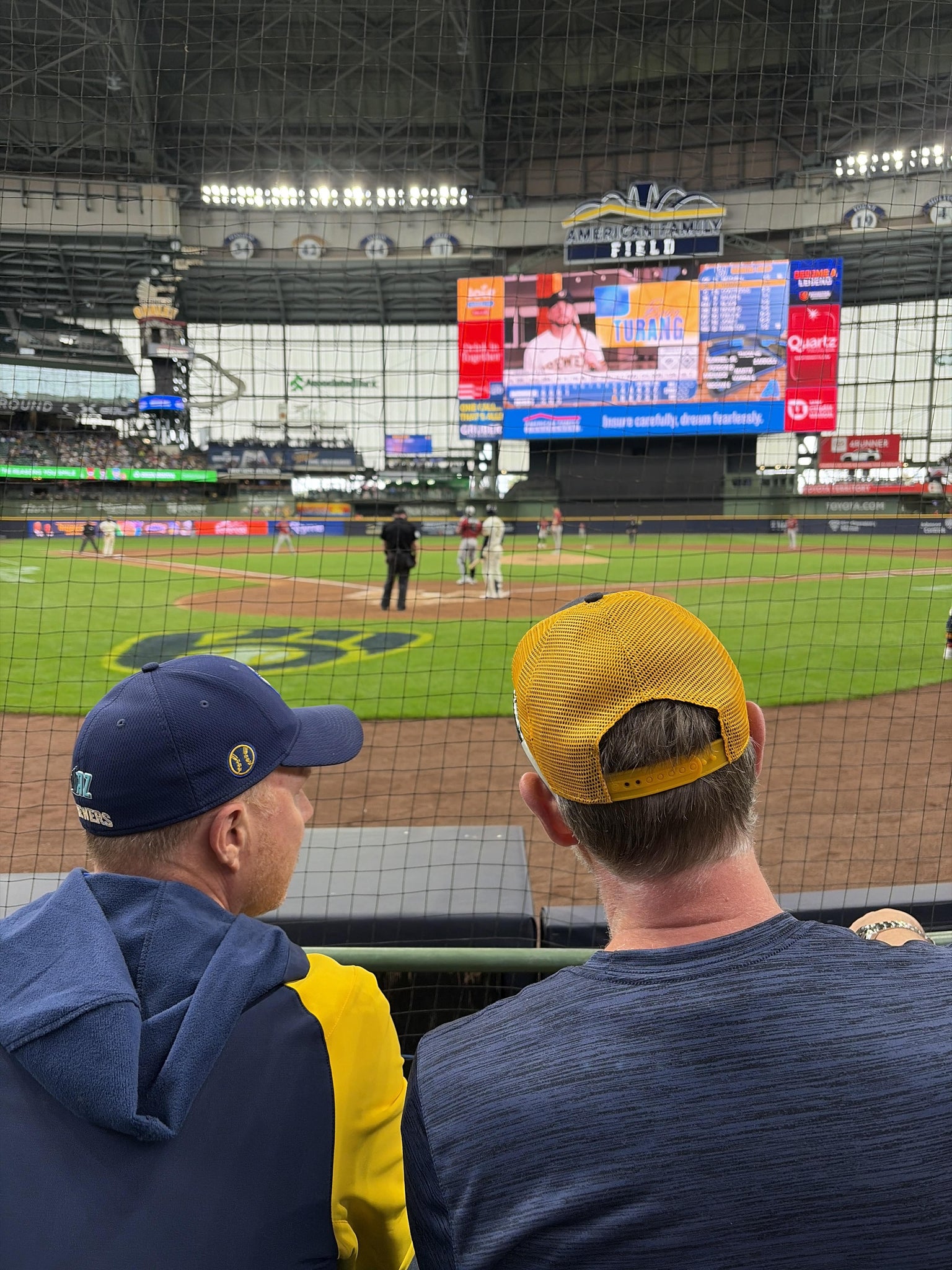 Real Fan View taken from Section 117 at American Family Field by Anonymous User
