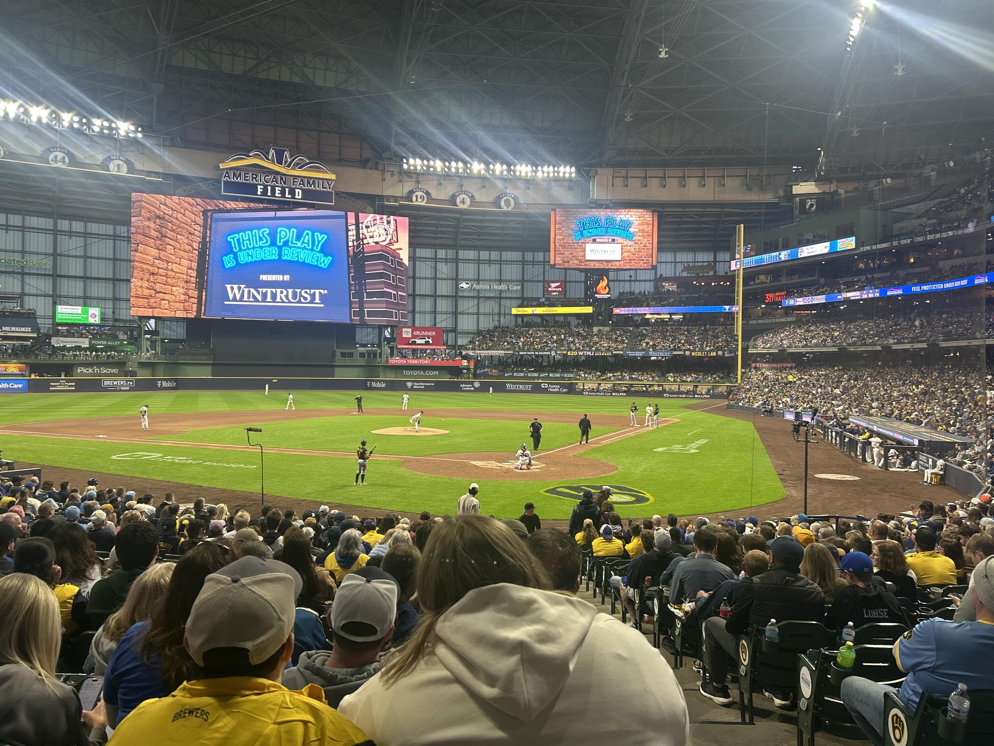 Real Fan View taken from Section 119 at American Family Field by Austin B