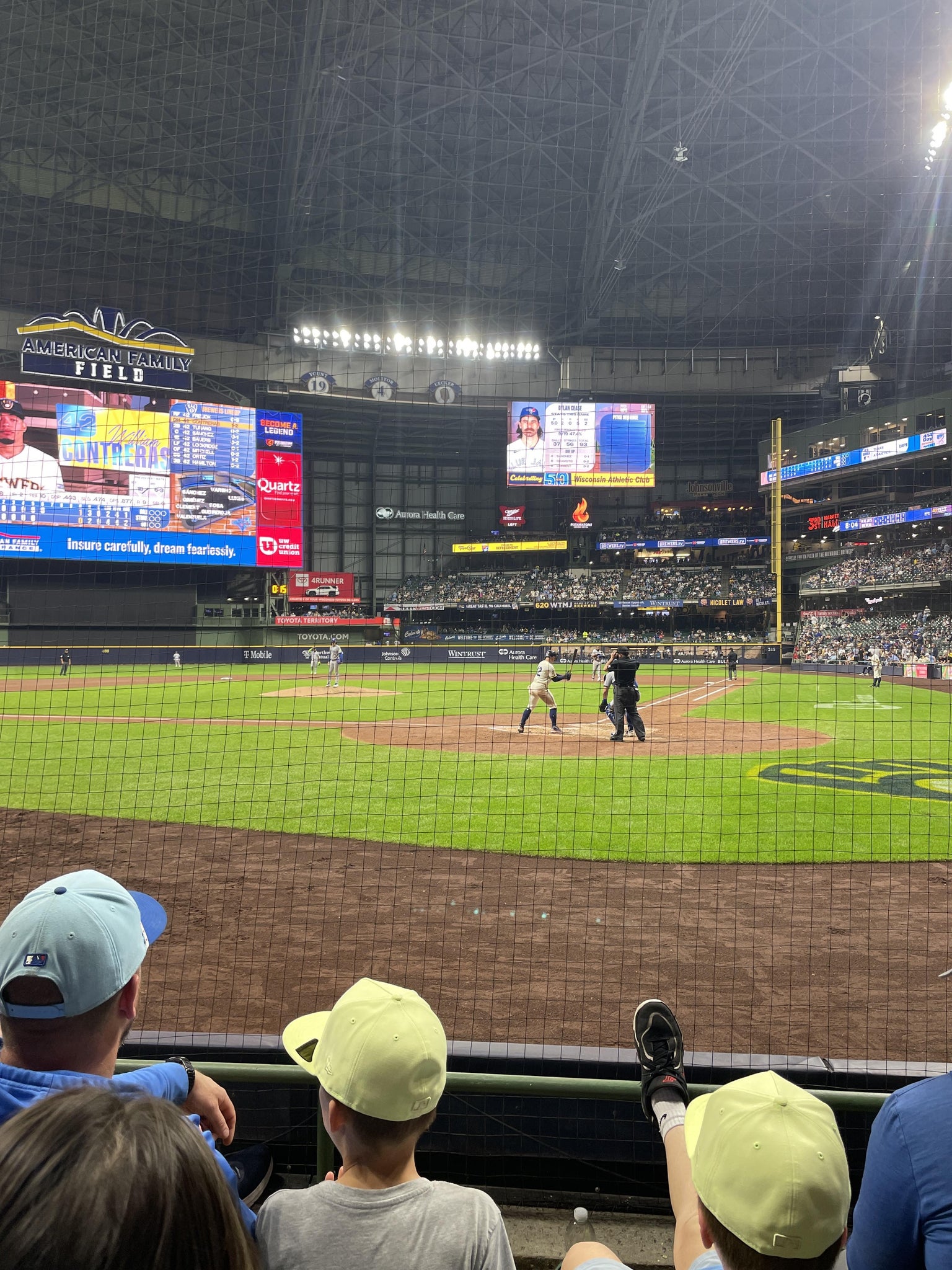 Real Fan View taken from Section 119 at American Family Field by Matt T