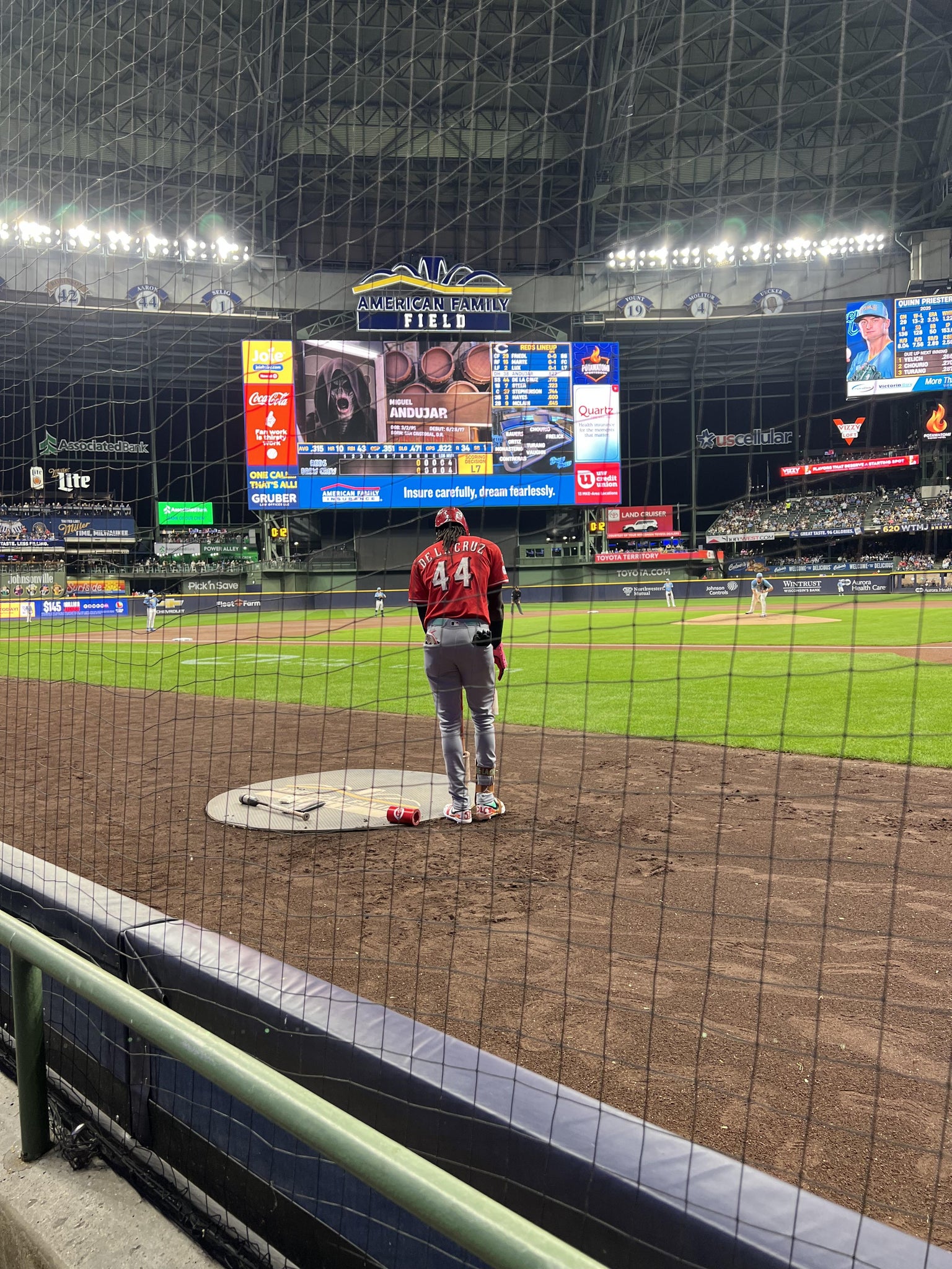 Real Fan View taken from Section 120 at American Family Field by David A