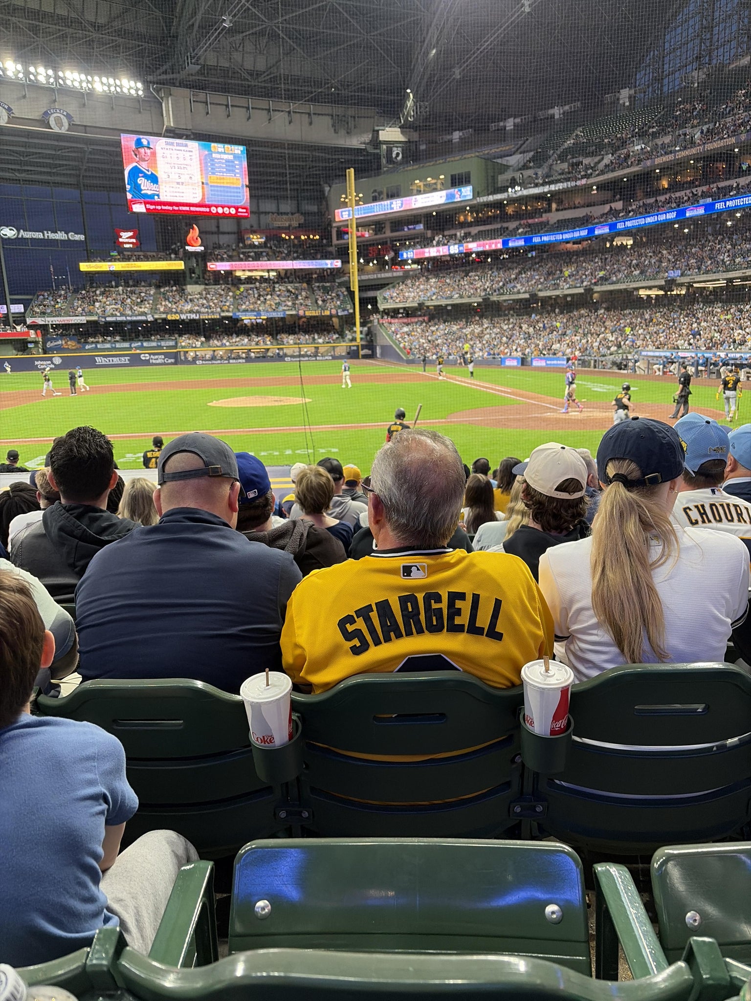 Real Fan View taken from Section 121 at American Family Field by Anonymous User