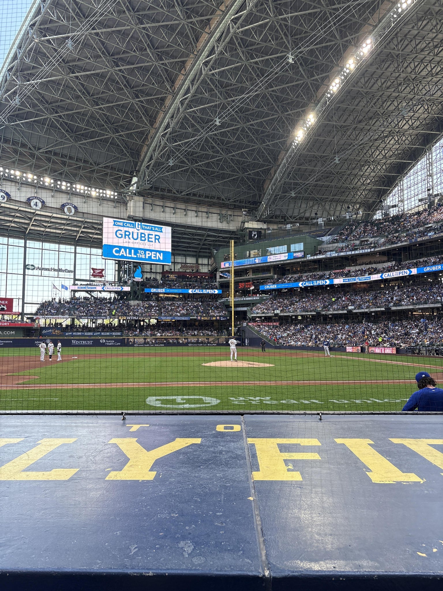 Real Fan View taken from Section 122 at American Family Field by Taylor G